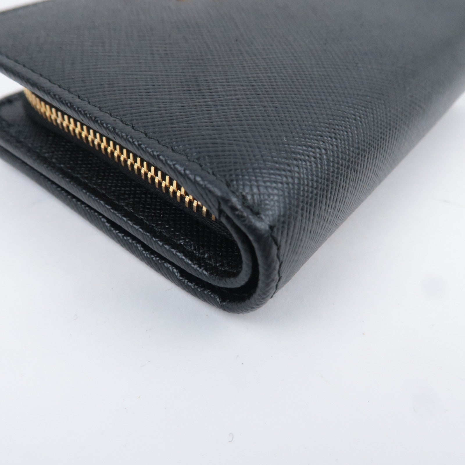 PRADA Leather Wallet Black