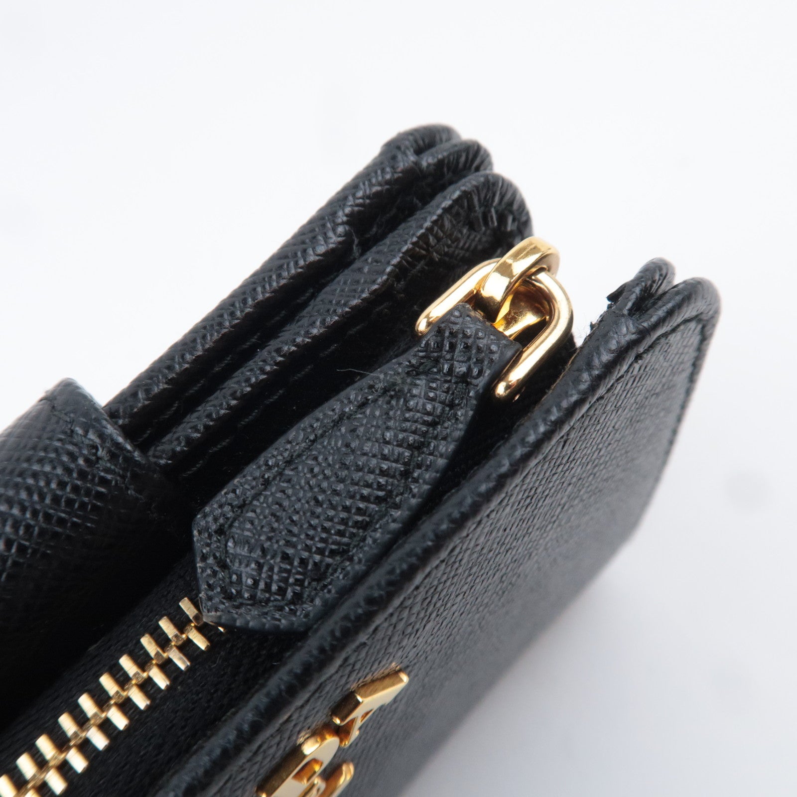 PRADA Leather Wallet Black