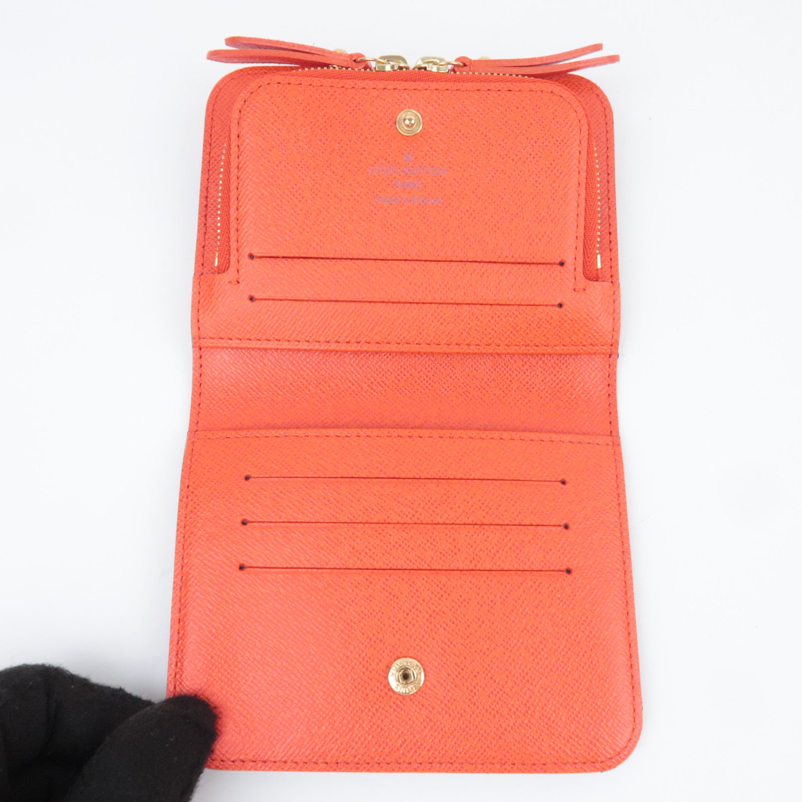 Louis Vuitton Monogram Portefeuille Insolite Wallet Orange M66704