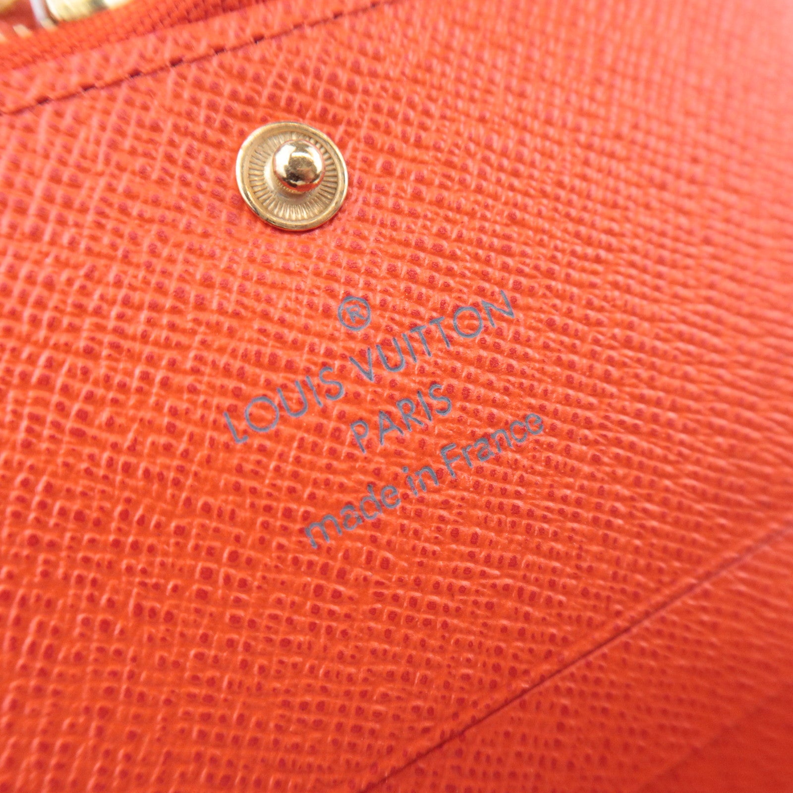 Louis Vuitton Monogram Portefeuille Insolite Wallet Orange M66704