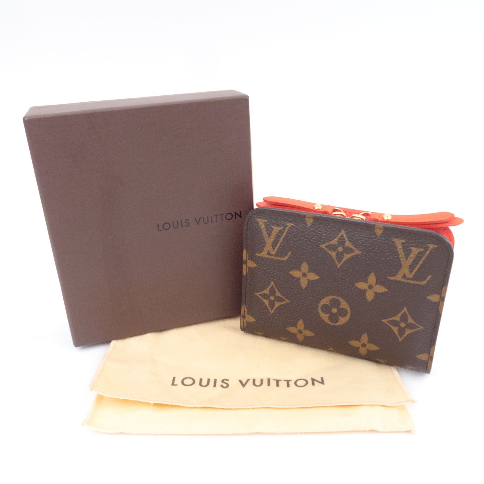 Louis Vuitton Monogram Portefeuille Insolite Wallet Orange M66704