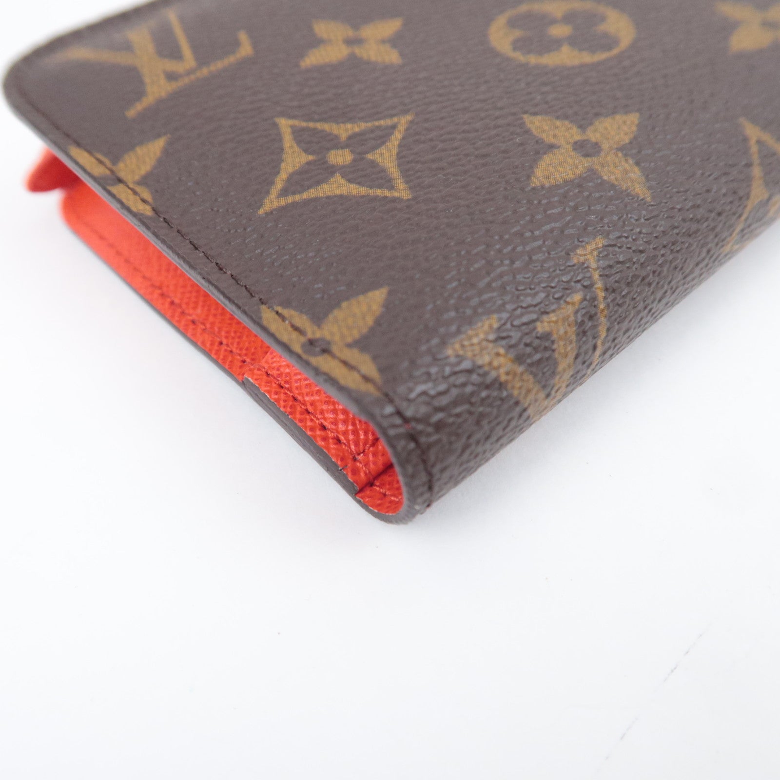 Louis Vuitton Monogram Portefeuille Insolite Wallet Orange M66704