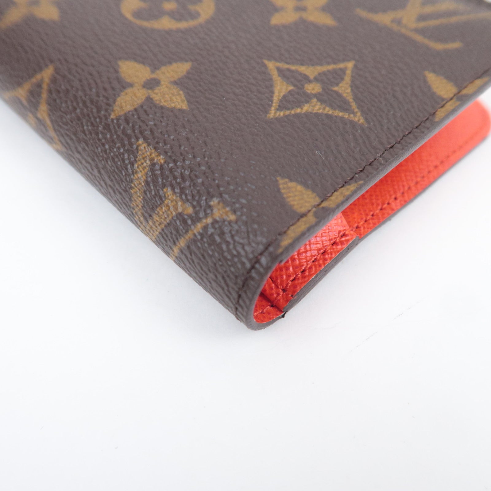 Louis Vuitton Monogram Portefeuille Insolite Wallet Orange M66704