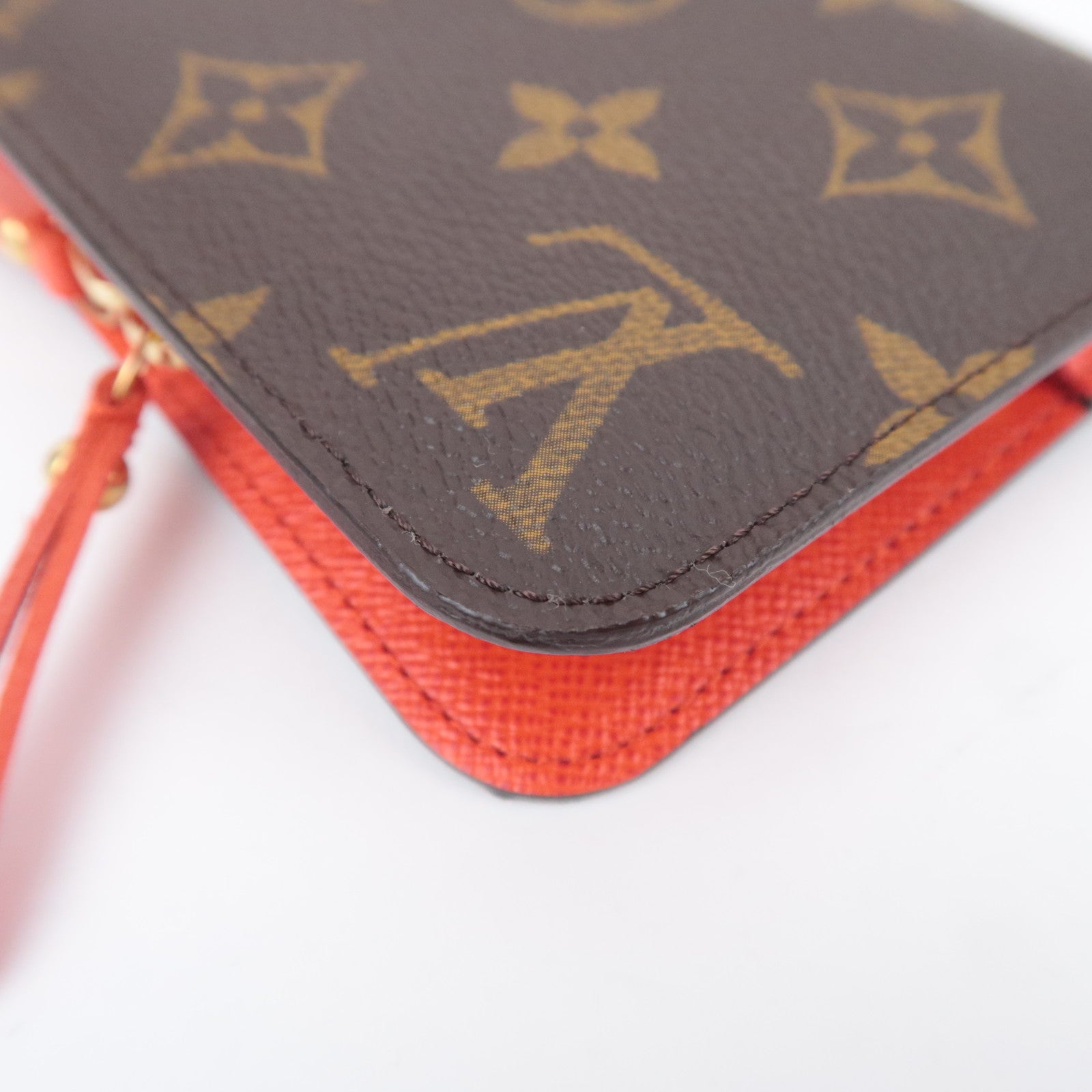 Louis Vuitton Monogram Portefeuille Insolite Wallet Orange M66704