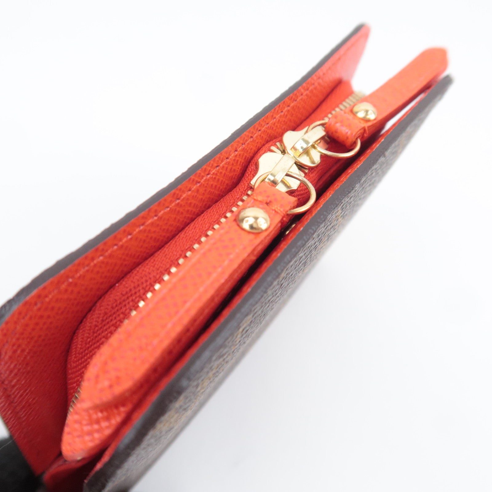 Louis Vuitton Monogram Portefeuille Insolite Wallet Orange M66704