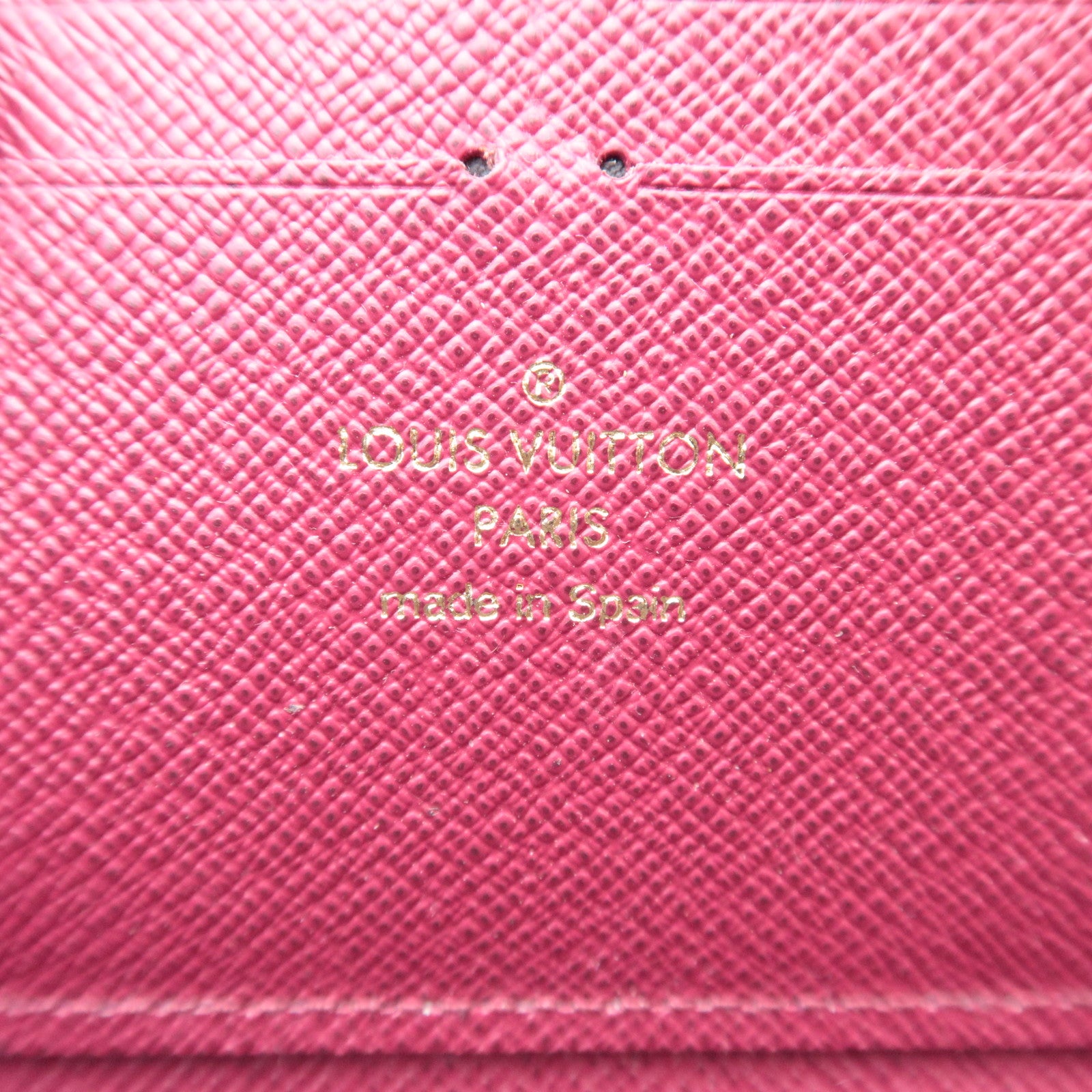Louis Vuitton Monogram Portefeuille Clemence Long Wallet Fuchsia M60742