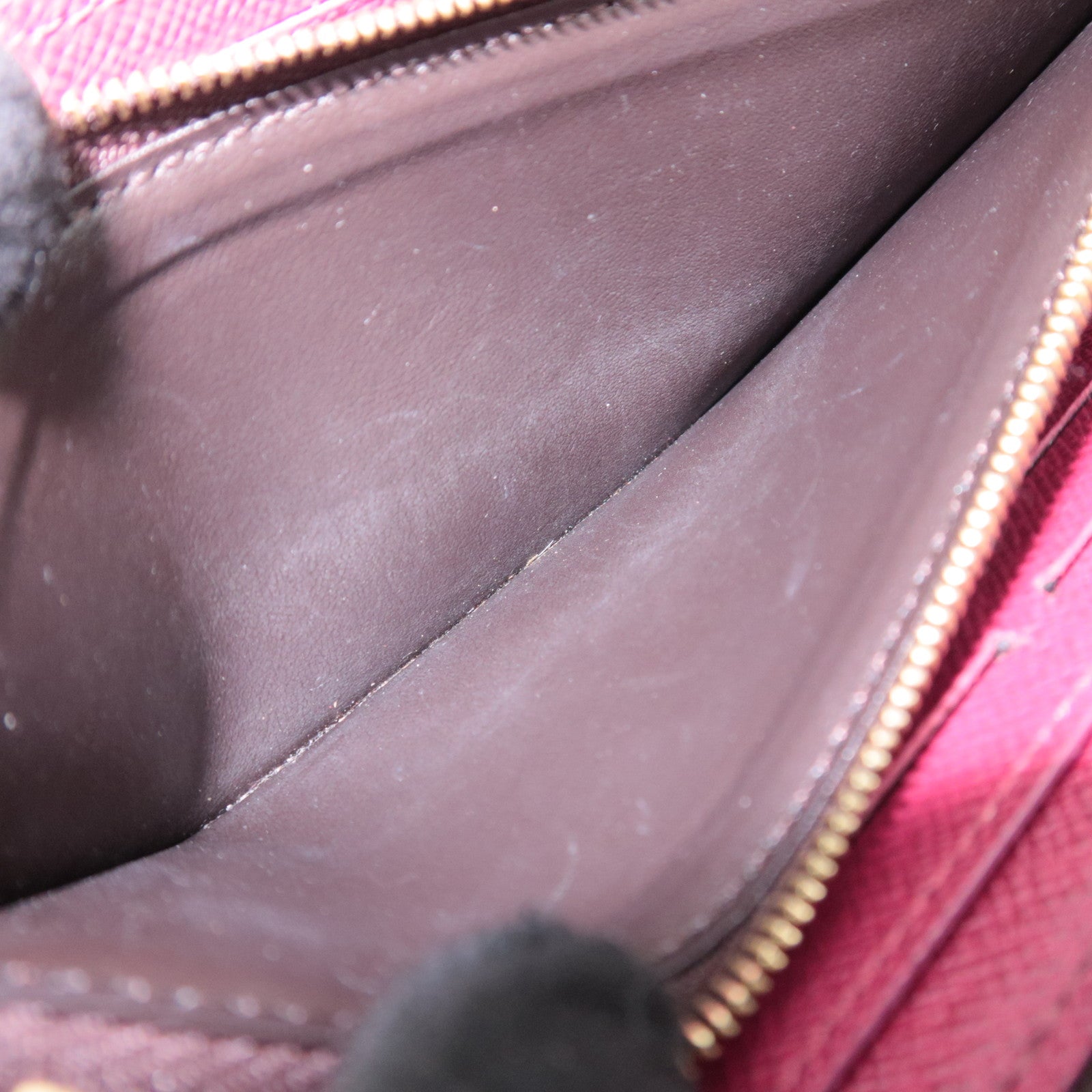 Louis Vuitton Monogram Portefeuille Clemence Long Wallet Fuchsia M60742