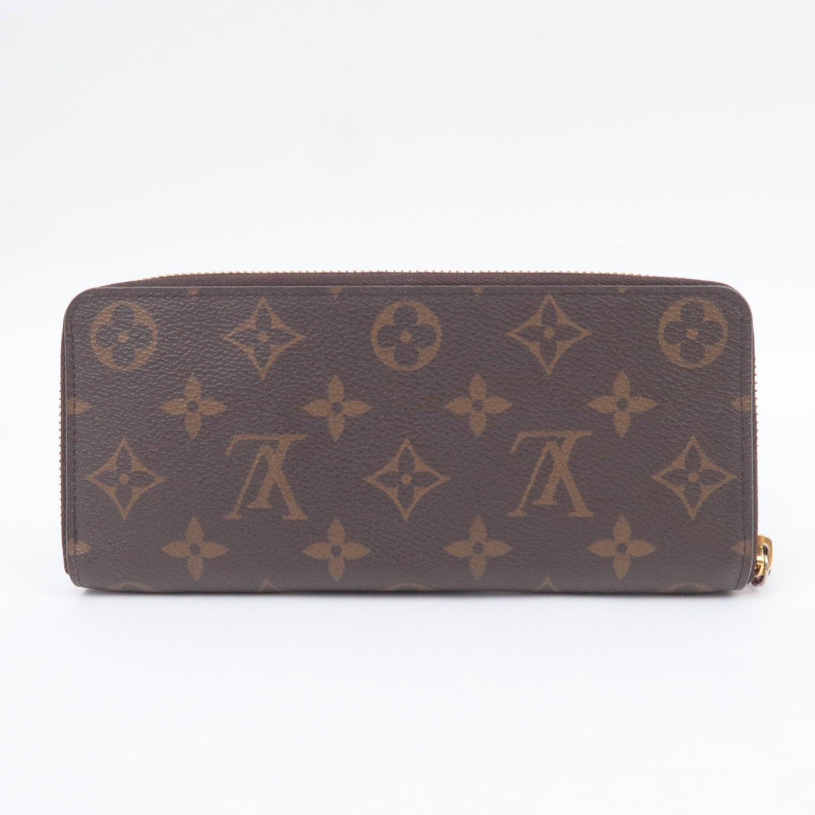 Louis Vuitton Monogram Portefeuille Clemence Long Wallet Fuchsia M60742