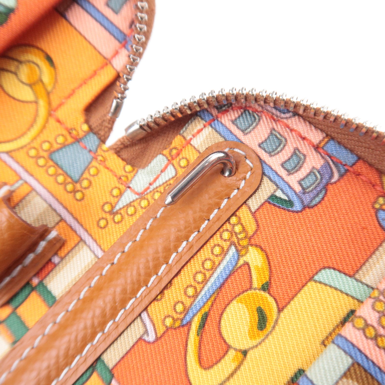 HERMES Agenda Zip Silk In Planner Cover T Stamp (2015) Veau Epsom Brown