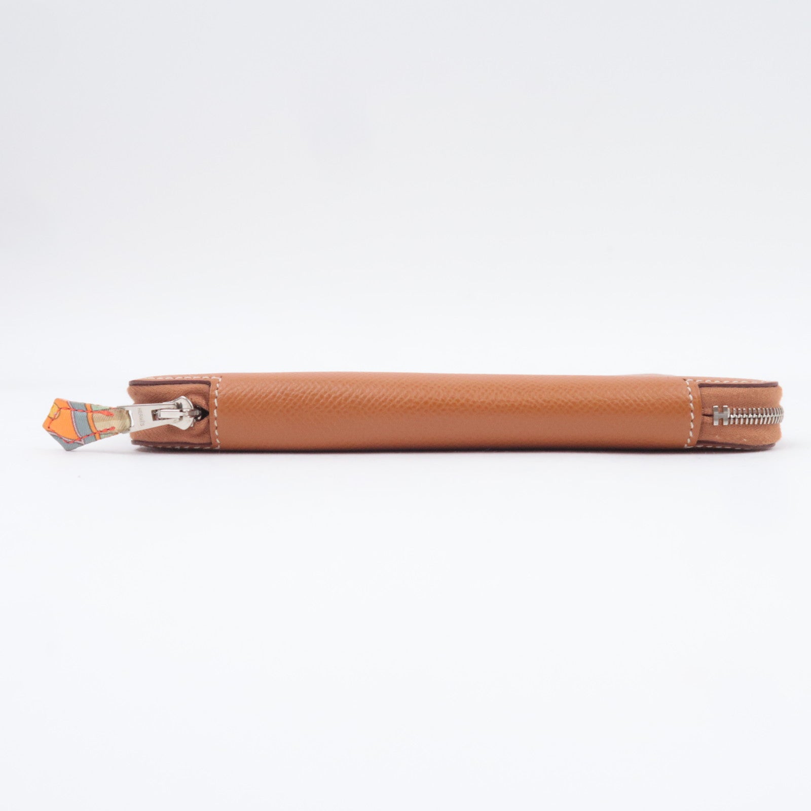 HERMES Agenda Zip Silk In Planner Cover T Stamp (2015) Veau Epsom Brown