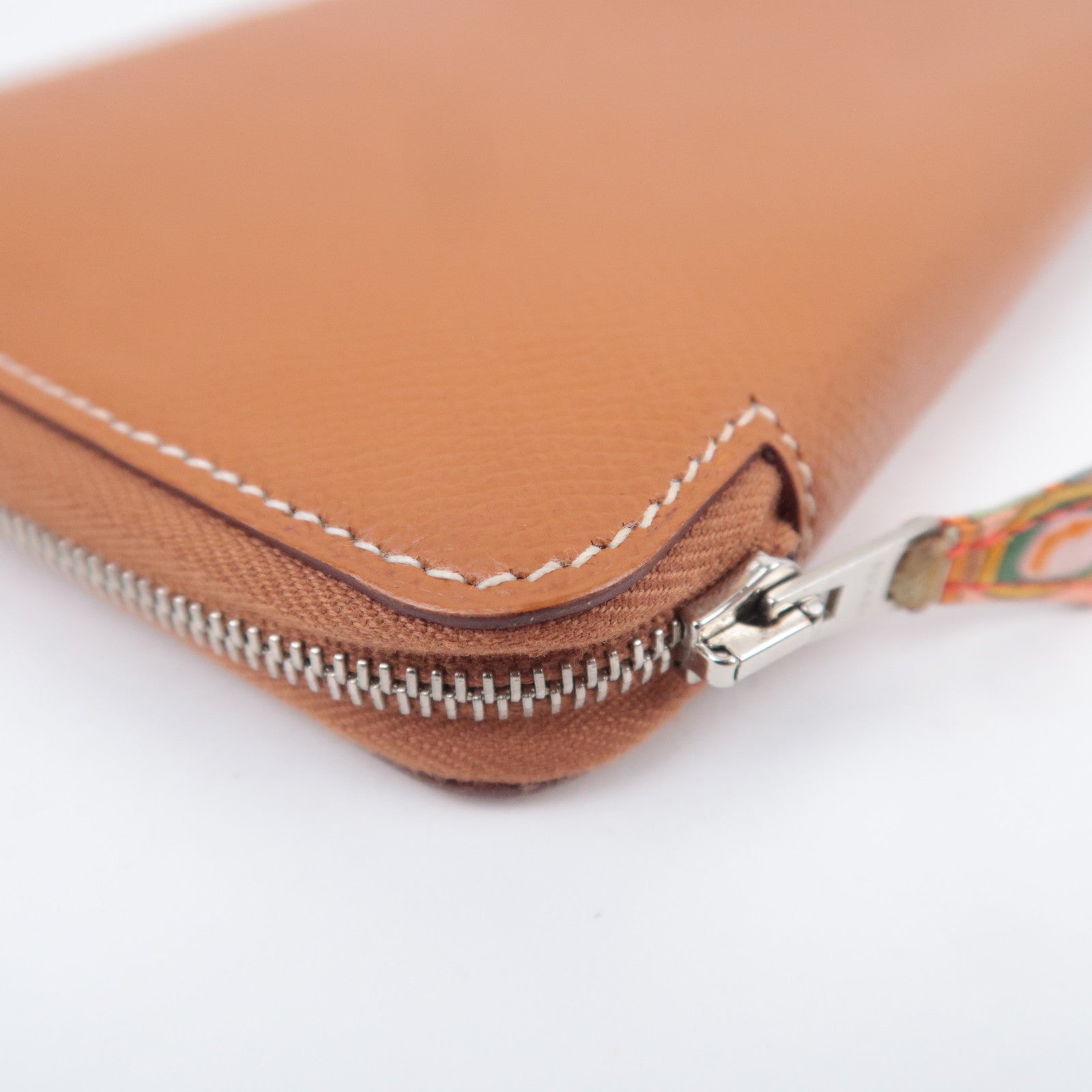 HERMES Agenda Zip Silk In Planner Cover T Stamp (2015) Veau Epsom Brown