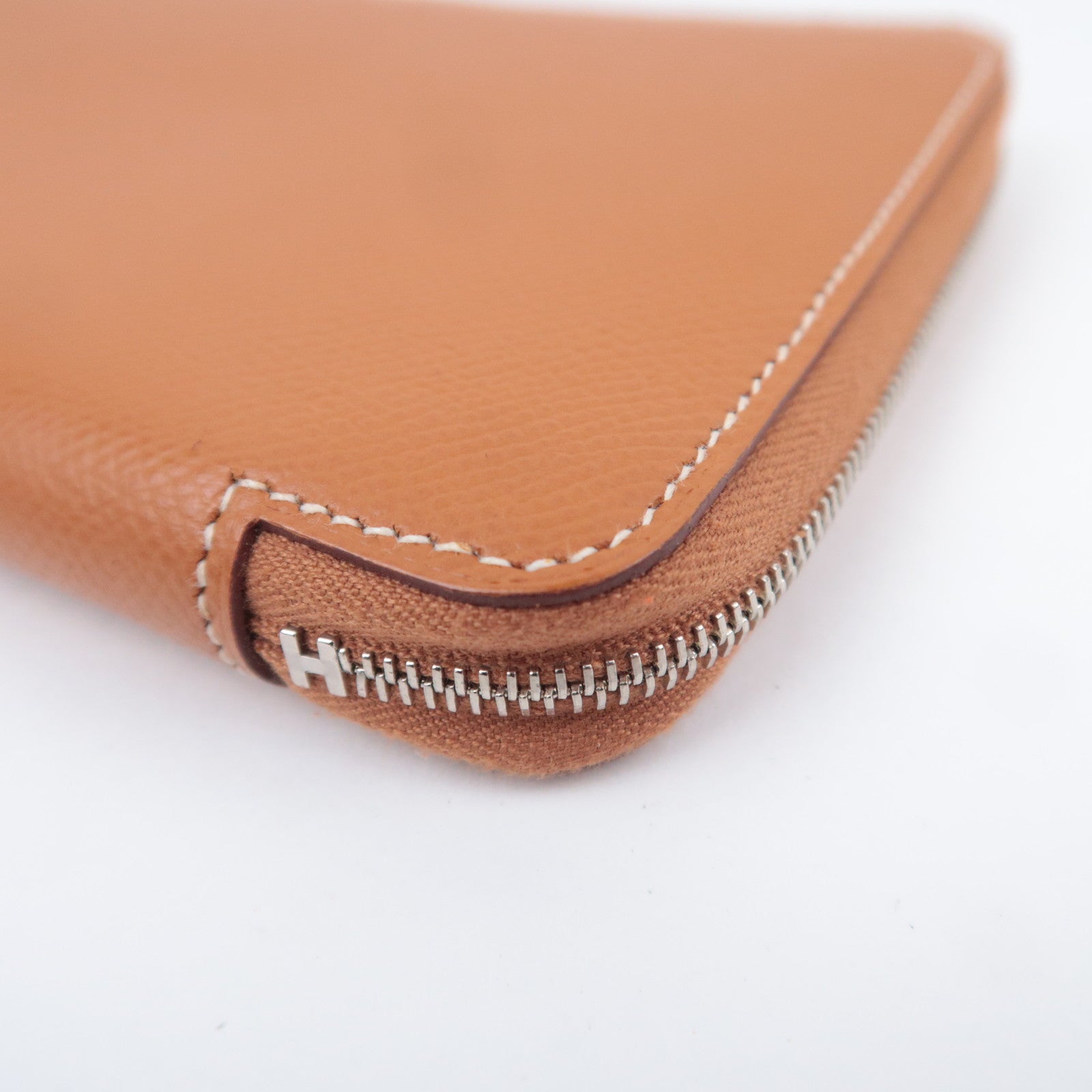 HERMES Agenda Zip Silk In Planner Cover T Stamp (2015) Veau Epsom Brown