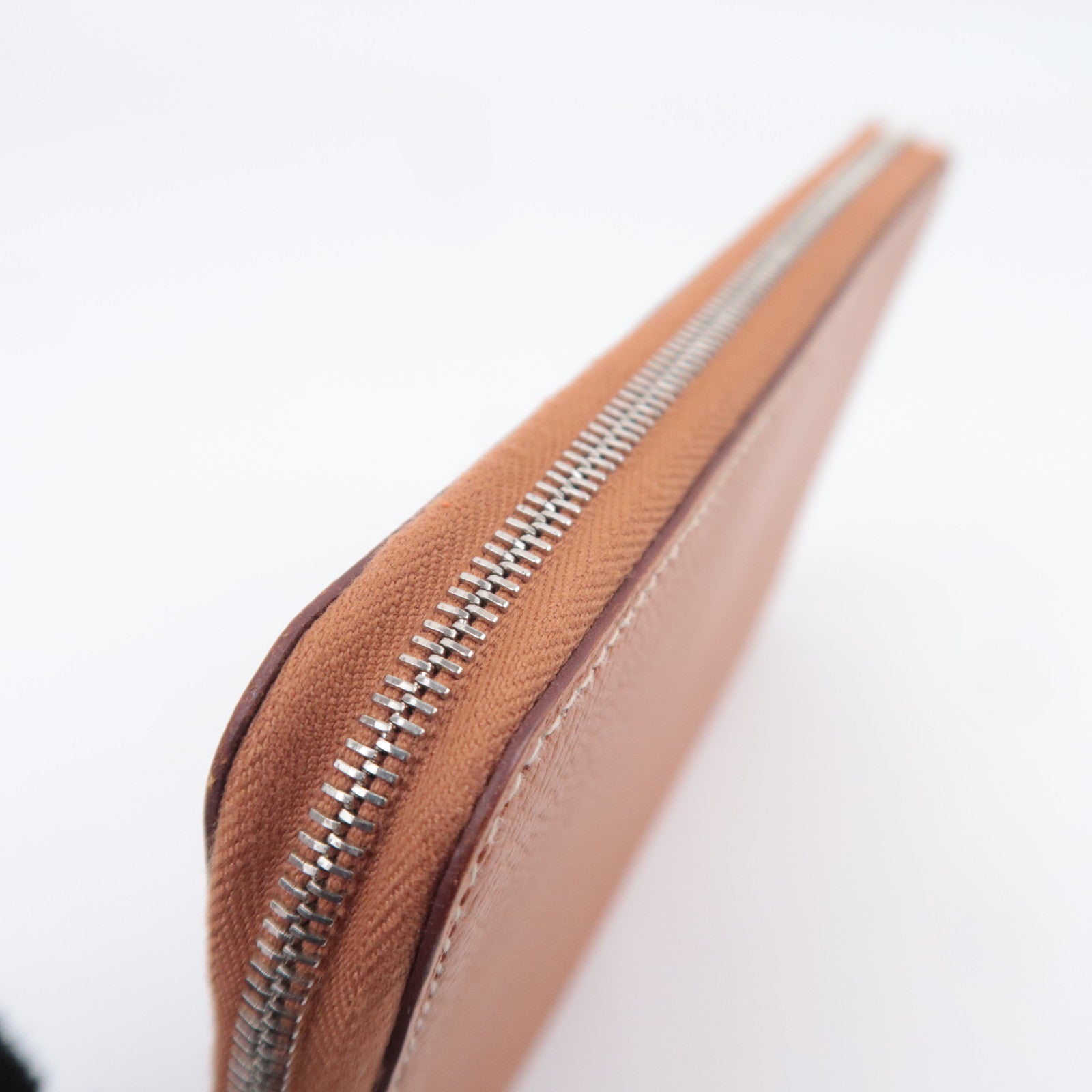 HERMES Agenda Zip Silk In Planner Cover T Stamp (2015) Veau Epsom Brown
