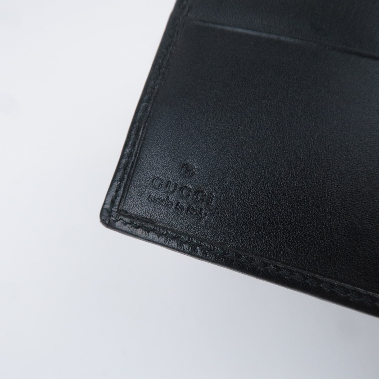 GUCCI GG Canvas Wallet Black 04862