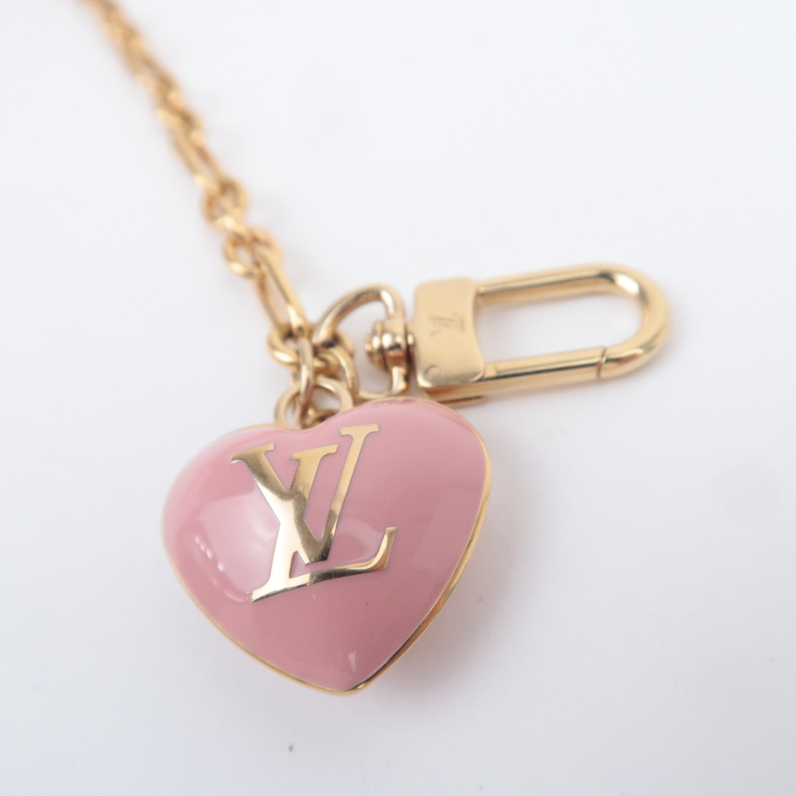 Louis Vuitton Monogram Vernis Porte Monnaie Coeur Coin Case Rose Pearl M91431