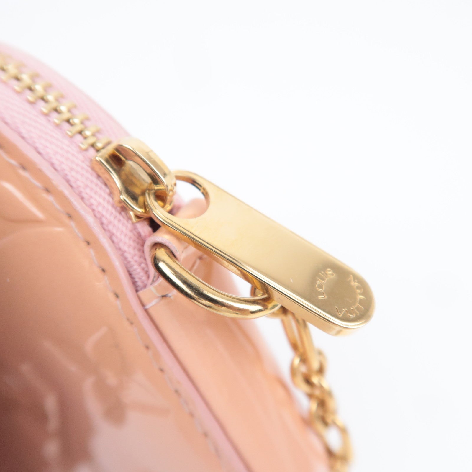 Louis Vuitton Monogram Vernis Porte Monnaie Coeur Coin Case Rose Pearl M91431