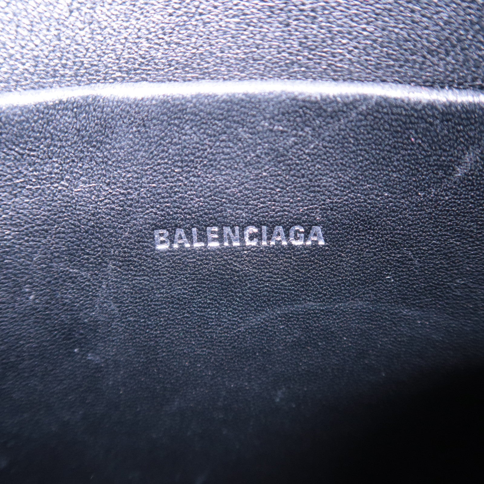 BALENCIAGA Everyday Leather Pouch Black 551992