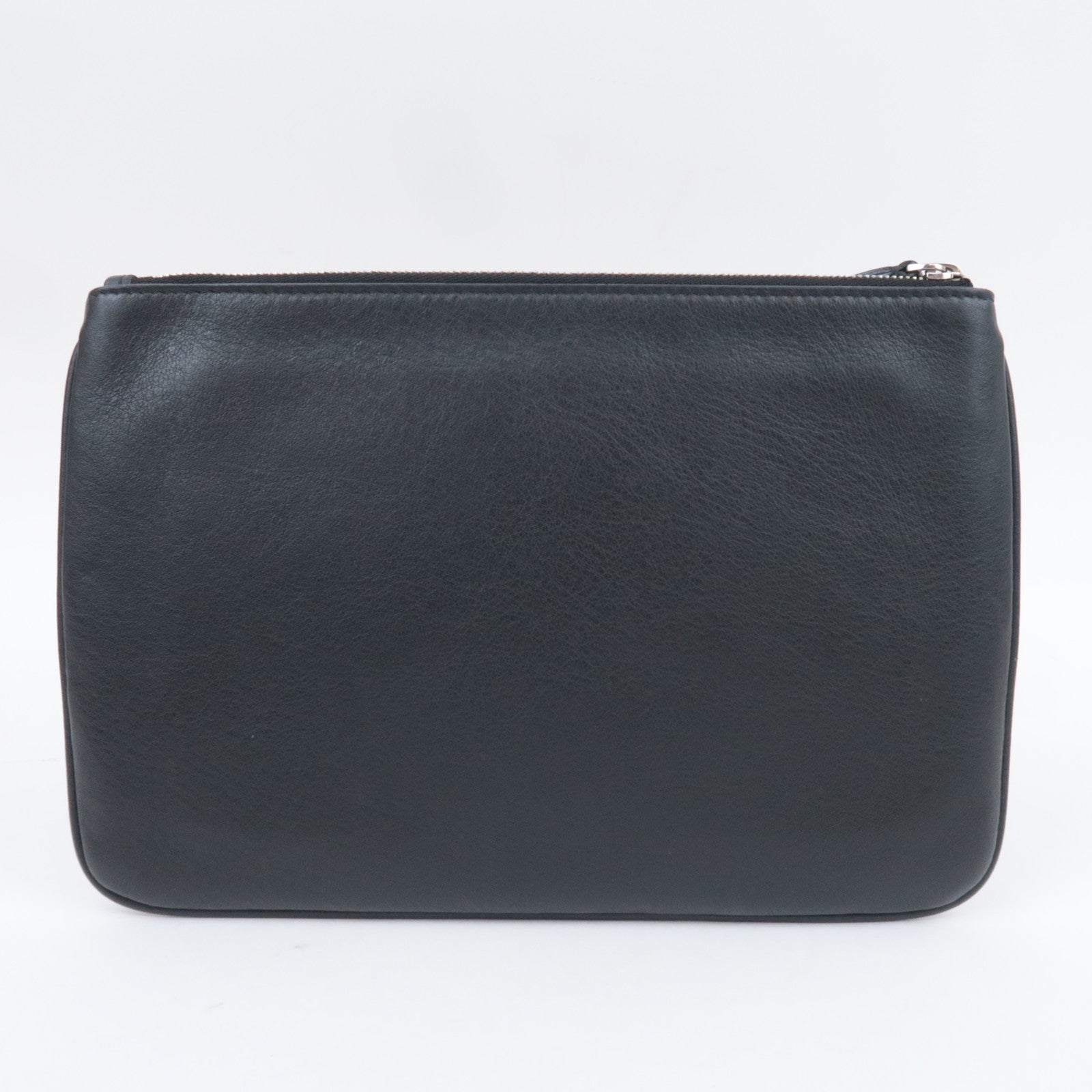 BALENCIAGA Everyday Leather Pouch Black 551992