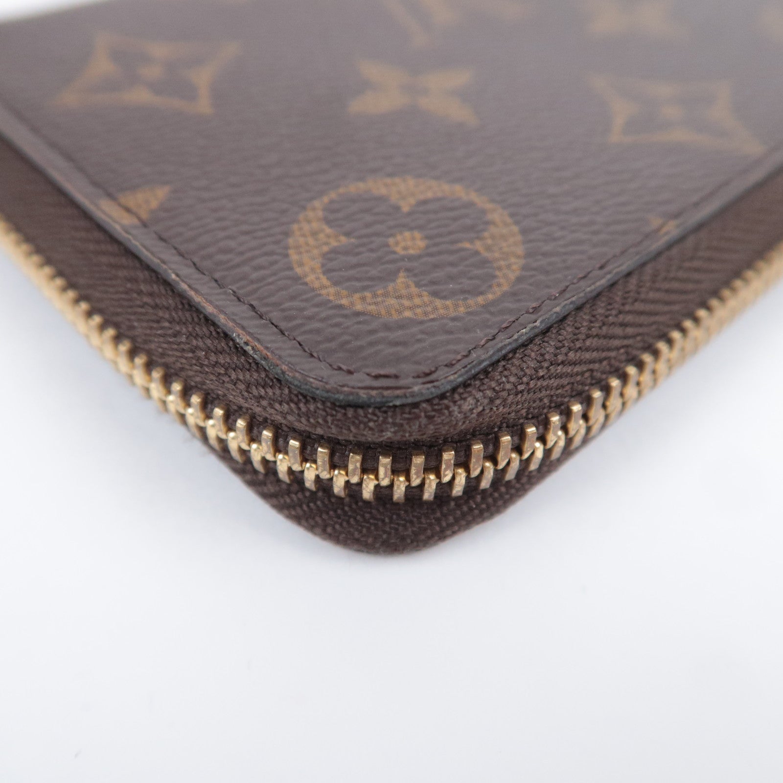 Louis Vuitton Monogram Portefeuille Clemence Long Wallet Rose Ballerine M61298