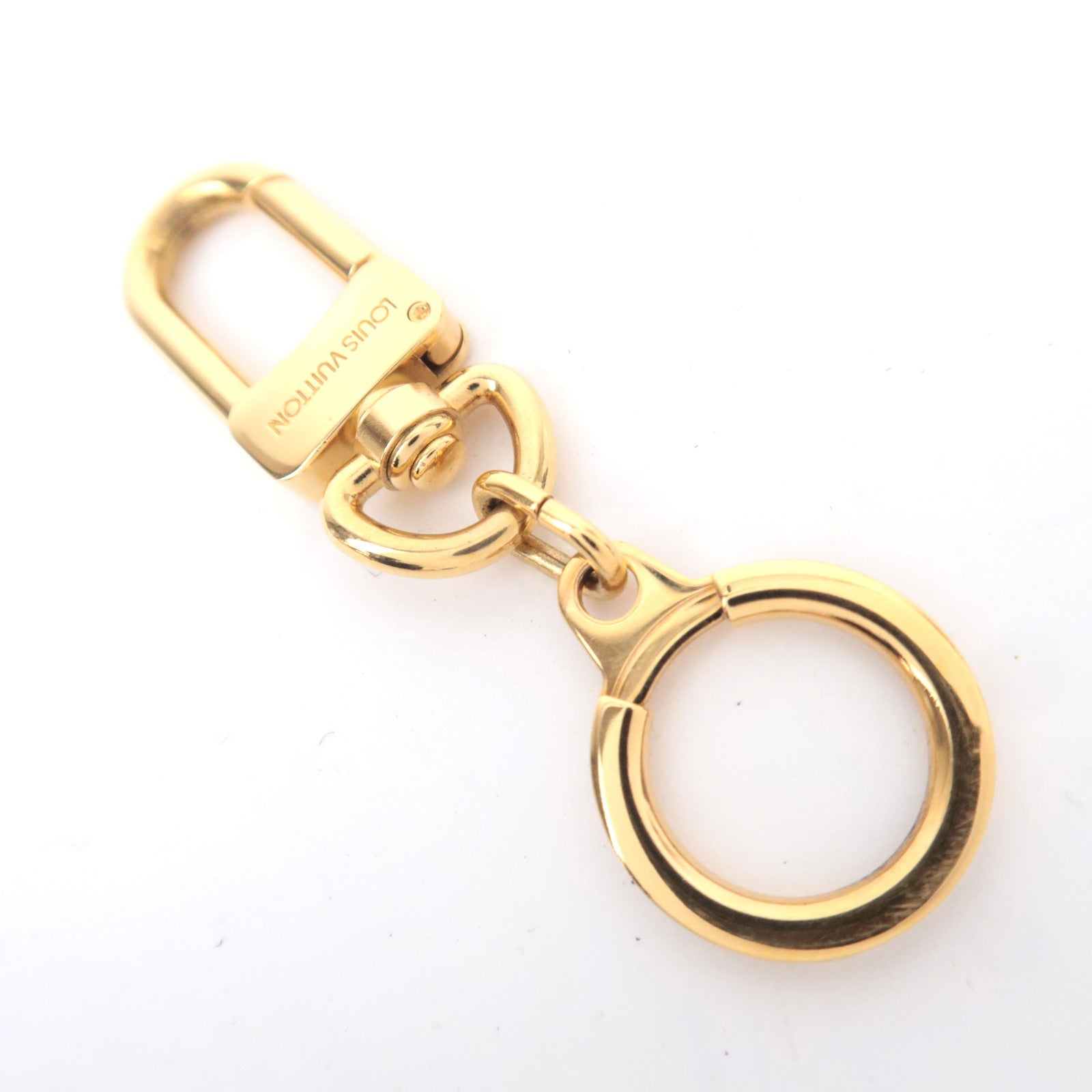 Louis Vuitton Ano Cles Key Ring Gold Color M62694