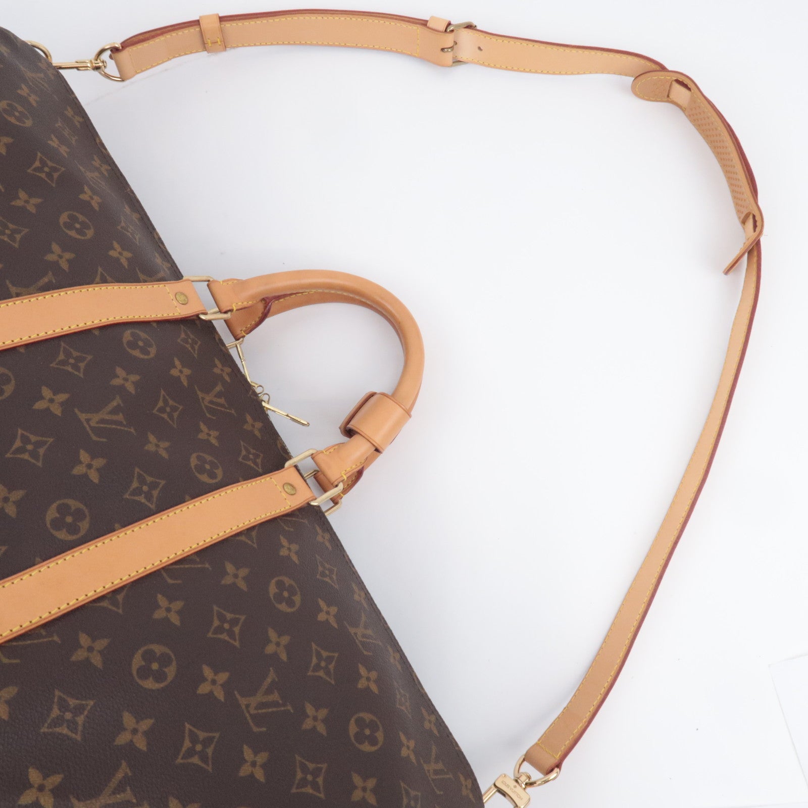 Louis Vuitton Monogram Keepall Bandouliere 55 Travel bag M41414