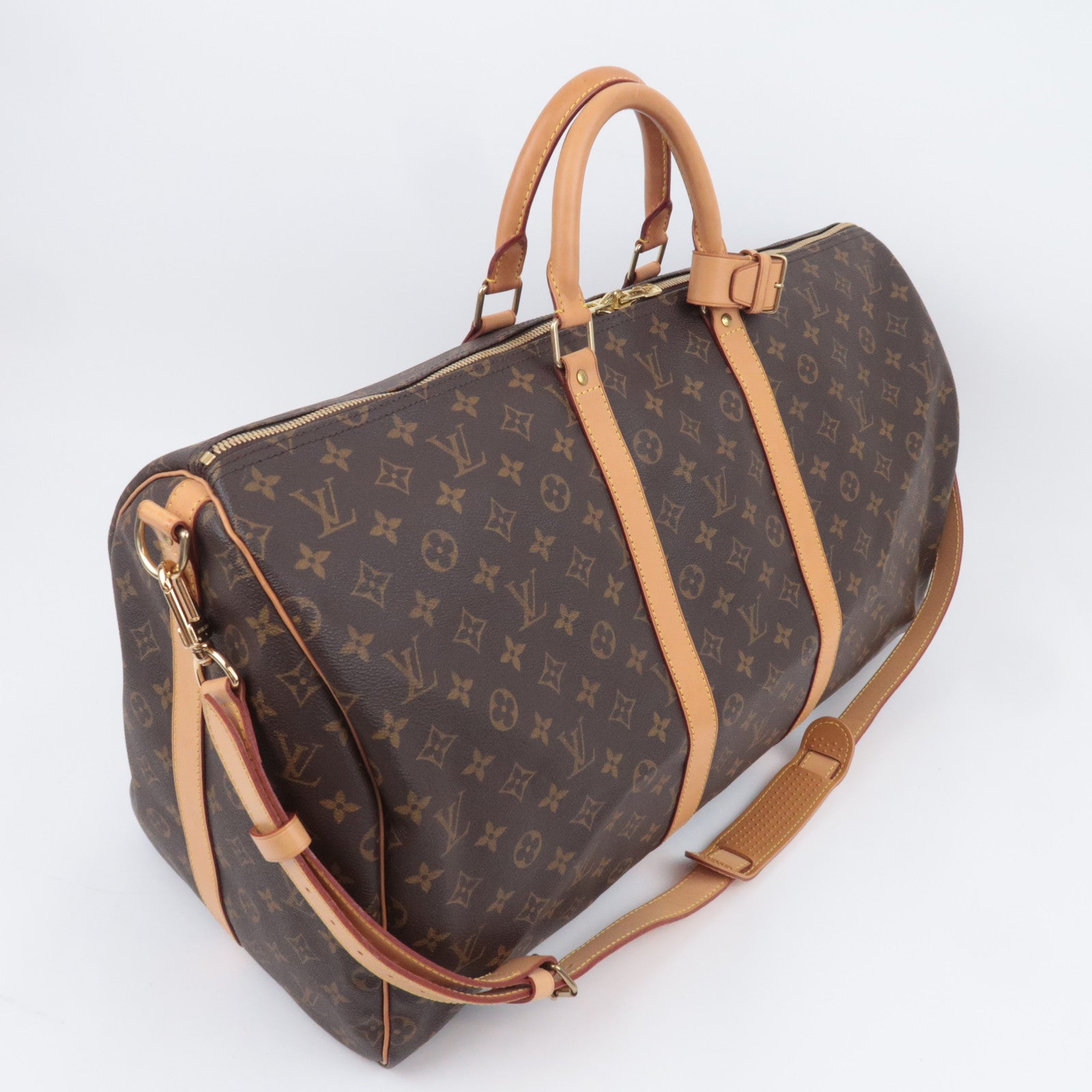 Louis Vuitton Monogram Keepall Bandouliere 55 Travel bag M41414