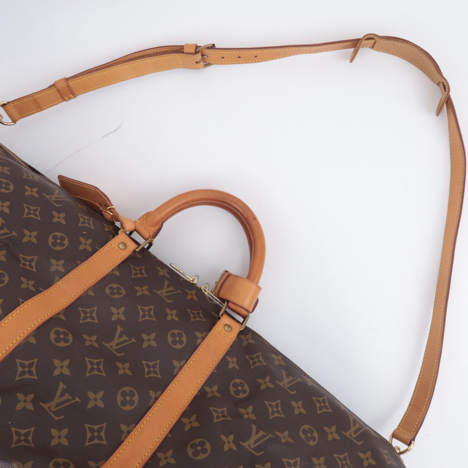 Louis Vuitton Monogram Keepall Bandouliere 60 Travel Bag M41412