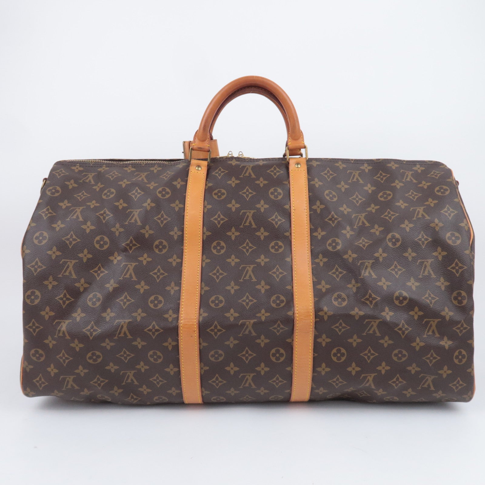 Louis Vuitton Monogram Keepall Bandouliere 60 Travel Bag M41412