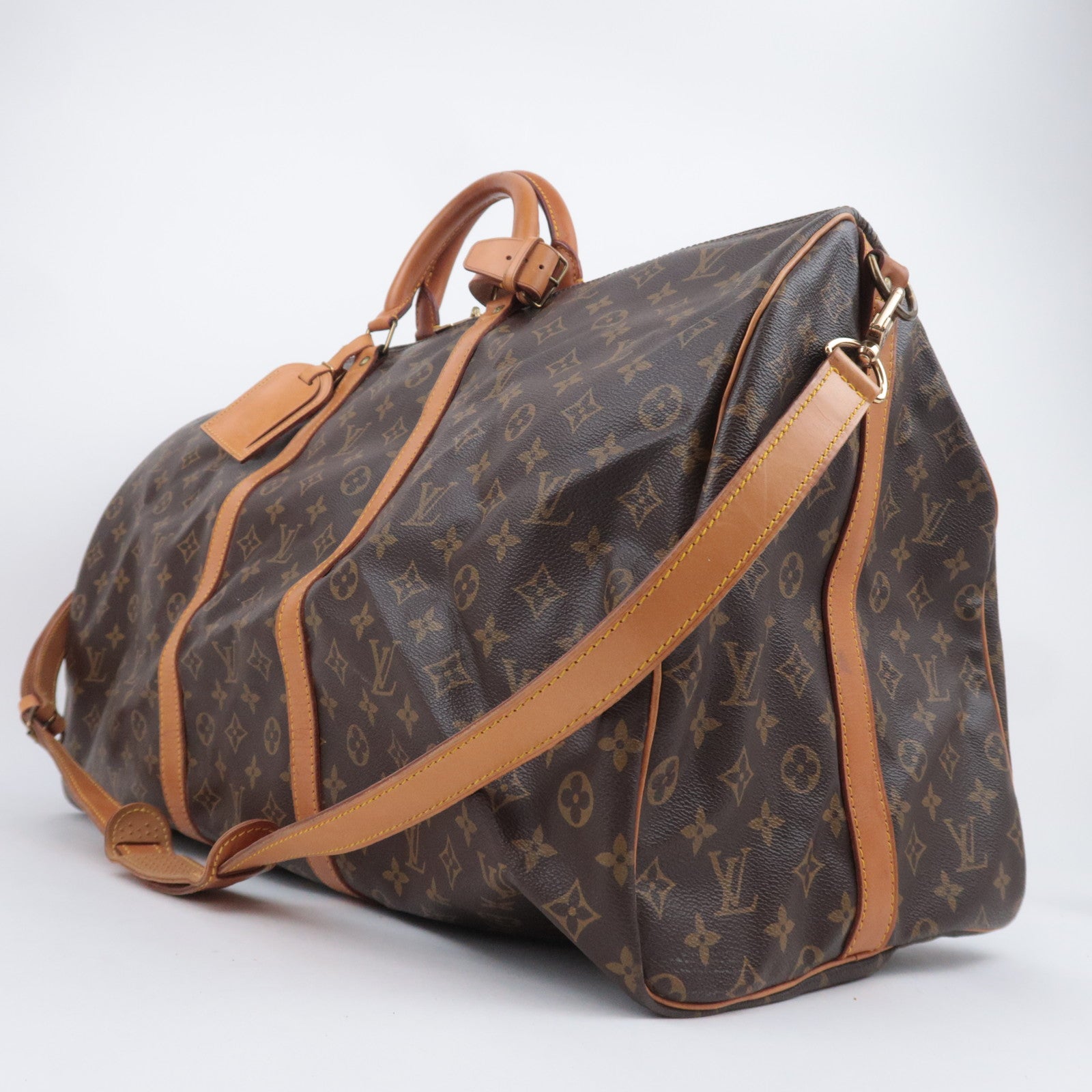 Louis Vuitton Monogram Keepall Bandouliere 60 Travel Bag M41412