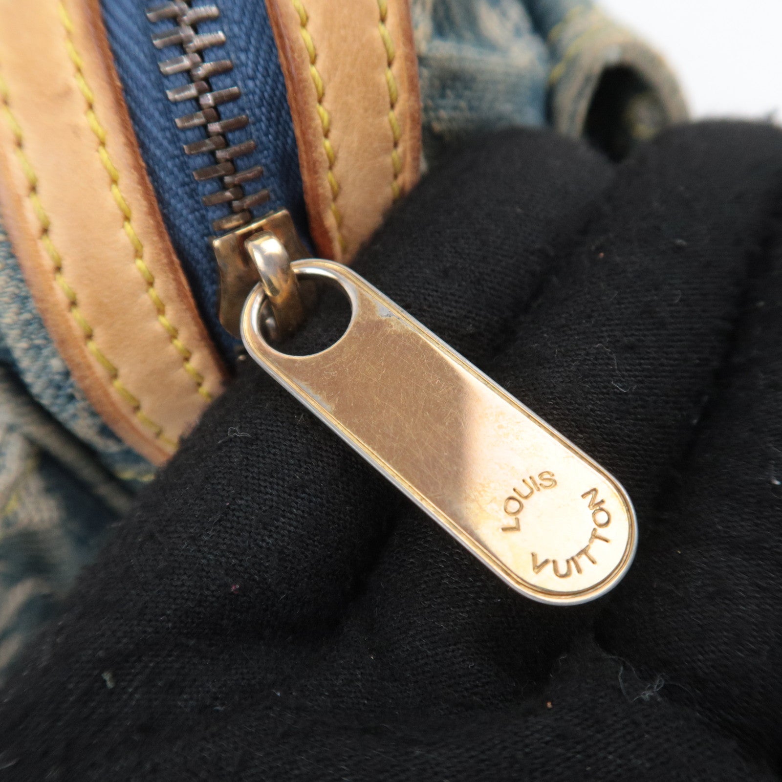 Louis Vuitton Monogram Denim Bum Bag Blue M95347
