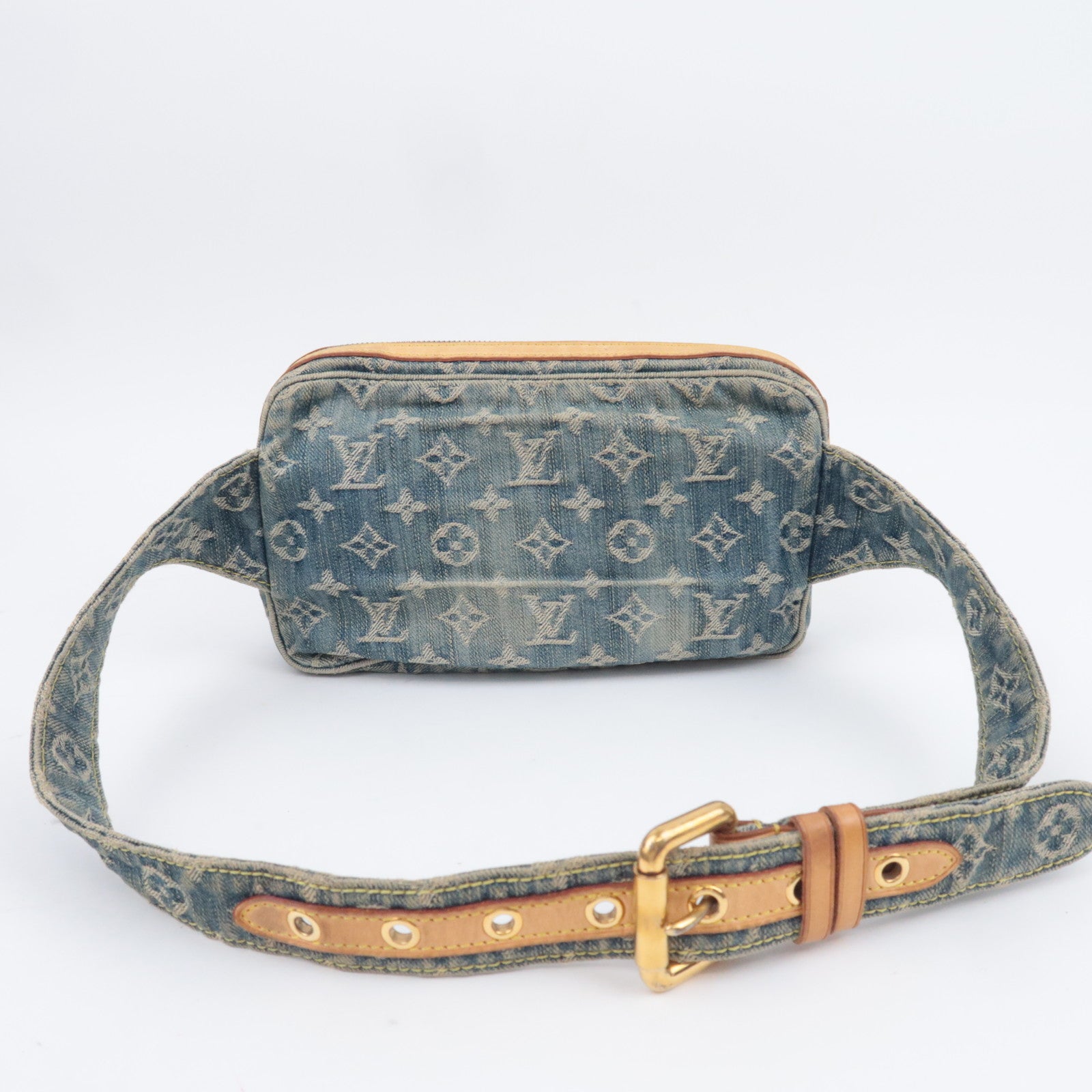 Louis Vuitton Monogram Denim Bum Bag Blue M95347