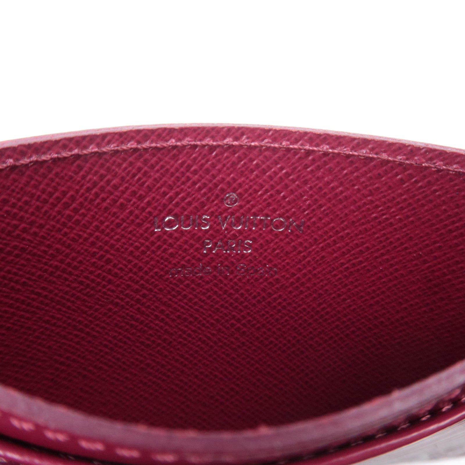 Louis Vuitton Epi Porte Cartes Simple Card Case Fuchsia M60327