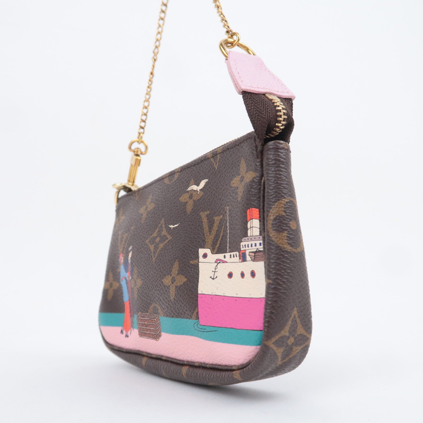 Louis Vuitton Monogram Mini Pochette Accessoires 2016 Cruise Collection Handbag M62141
