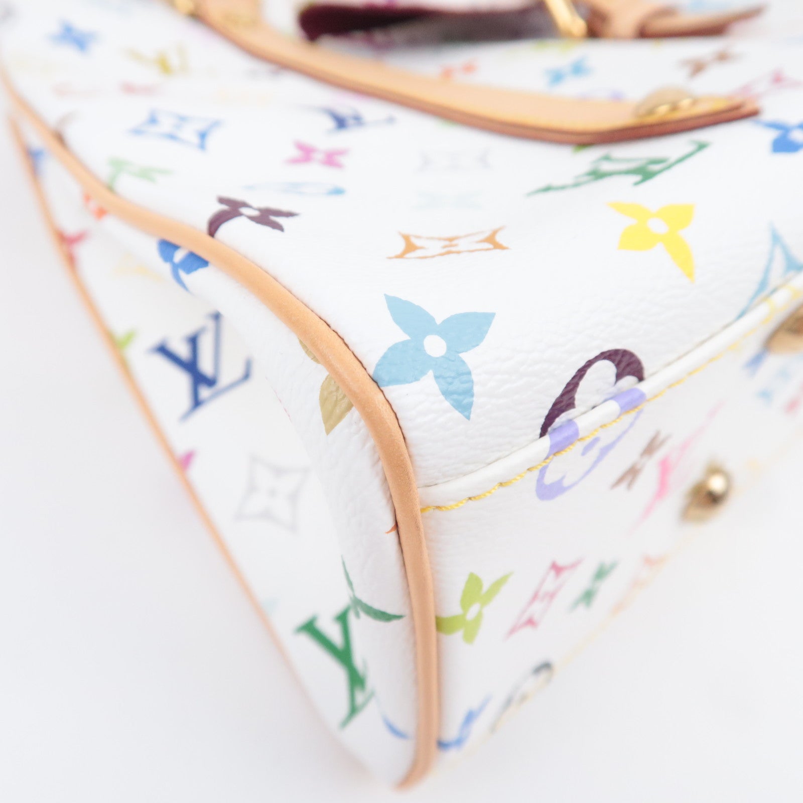 Louis Vuitton Monogram Multicolor Aurelia MM Shoulder Bag Blanc M40094