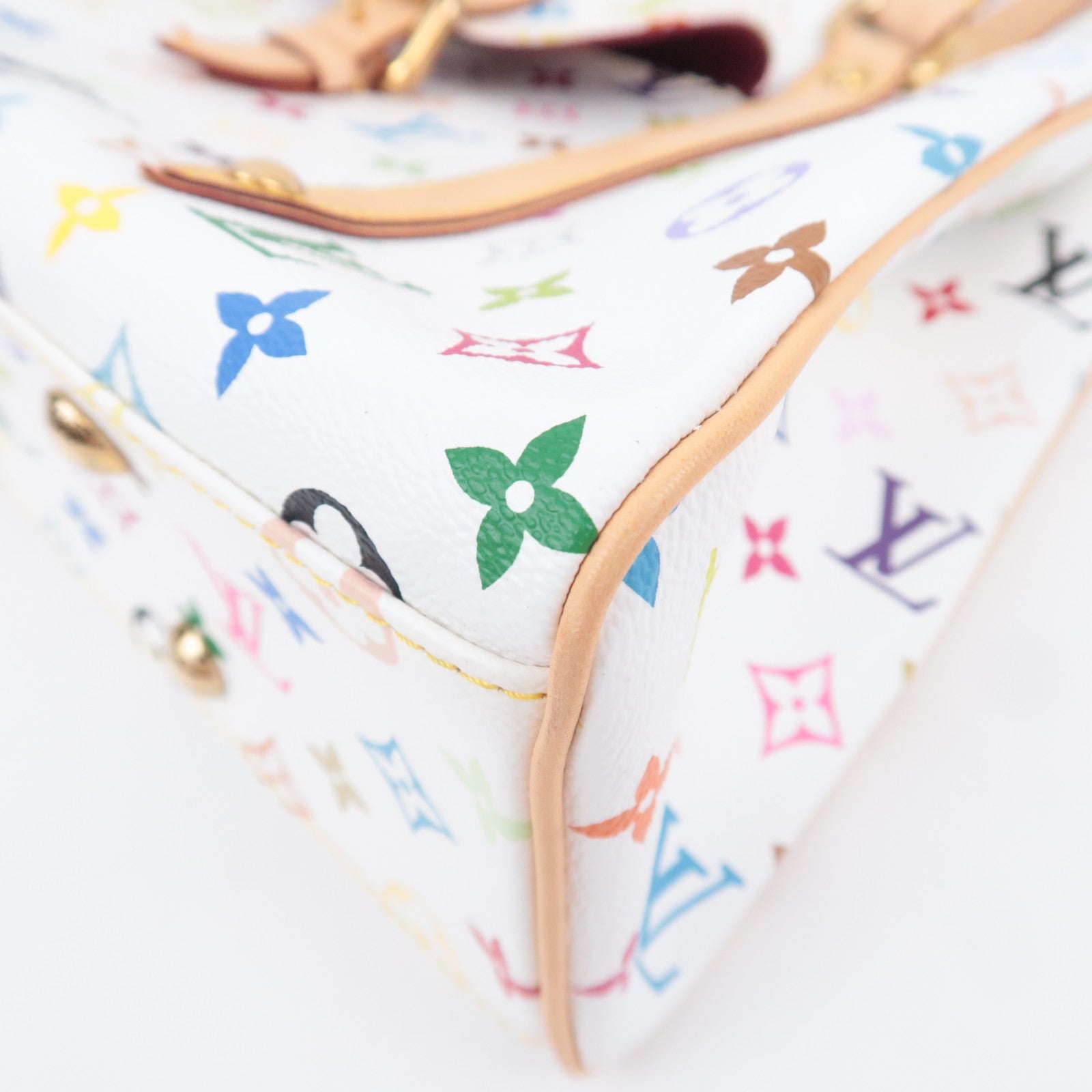Louis Vuitton Monogram Multicolor Aurelia MM Shoulder Bag Blanc M40094