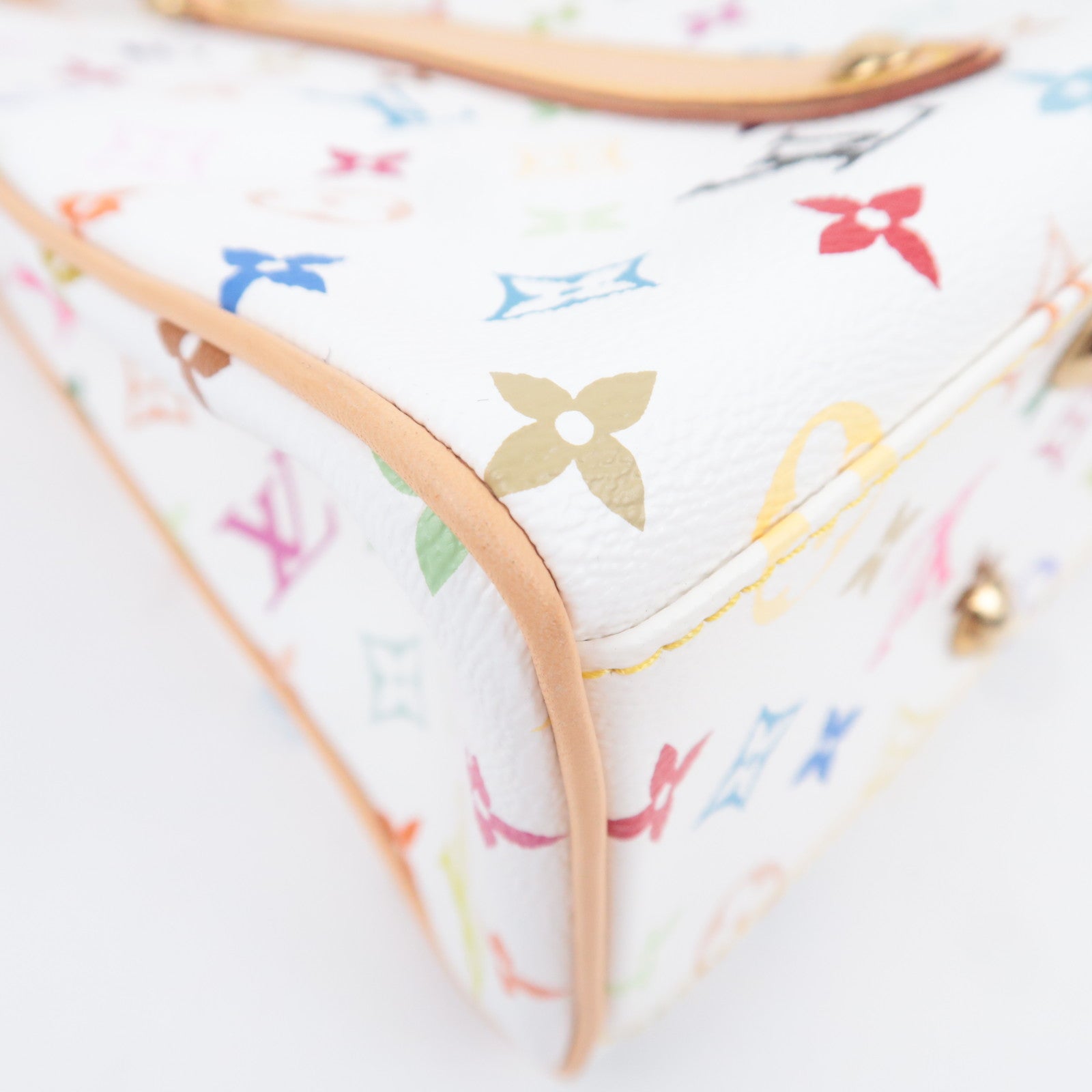 Louis Vuitton Monogram Multicolor Aurelia MM Shoulder Bag Blanc M40094