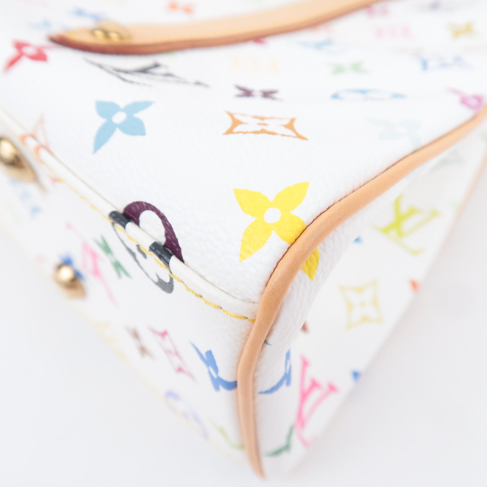 Louis Vuitton Monogram Multicolor Aurelia MM Shoulder Bag Blanc M40094