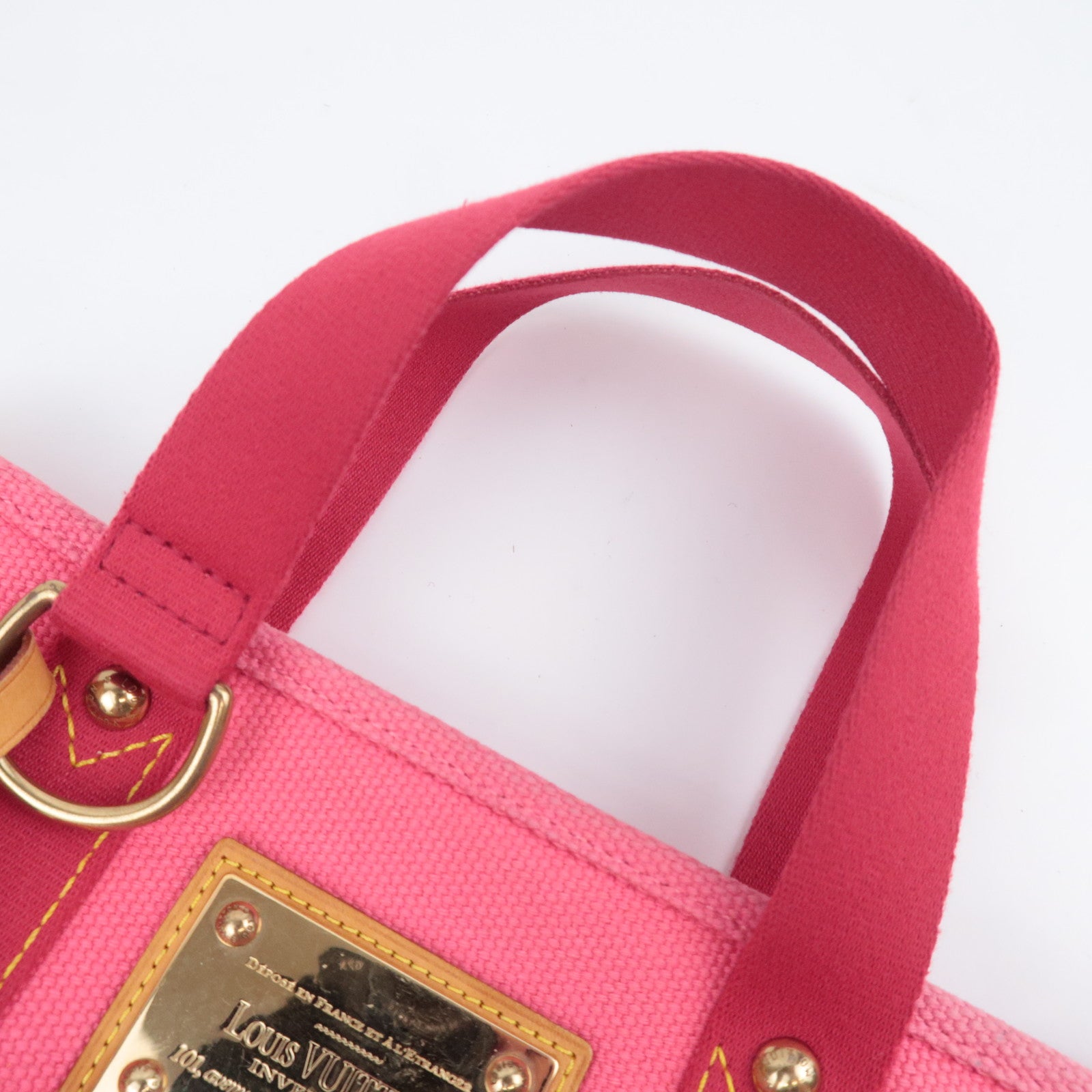 Louis Vuitton Antigua Cabas PM Tote Bag Rose M40088