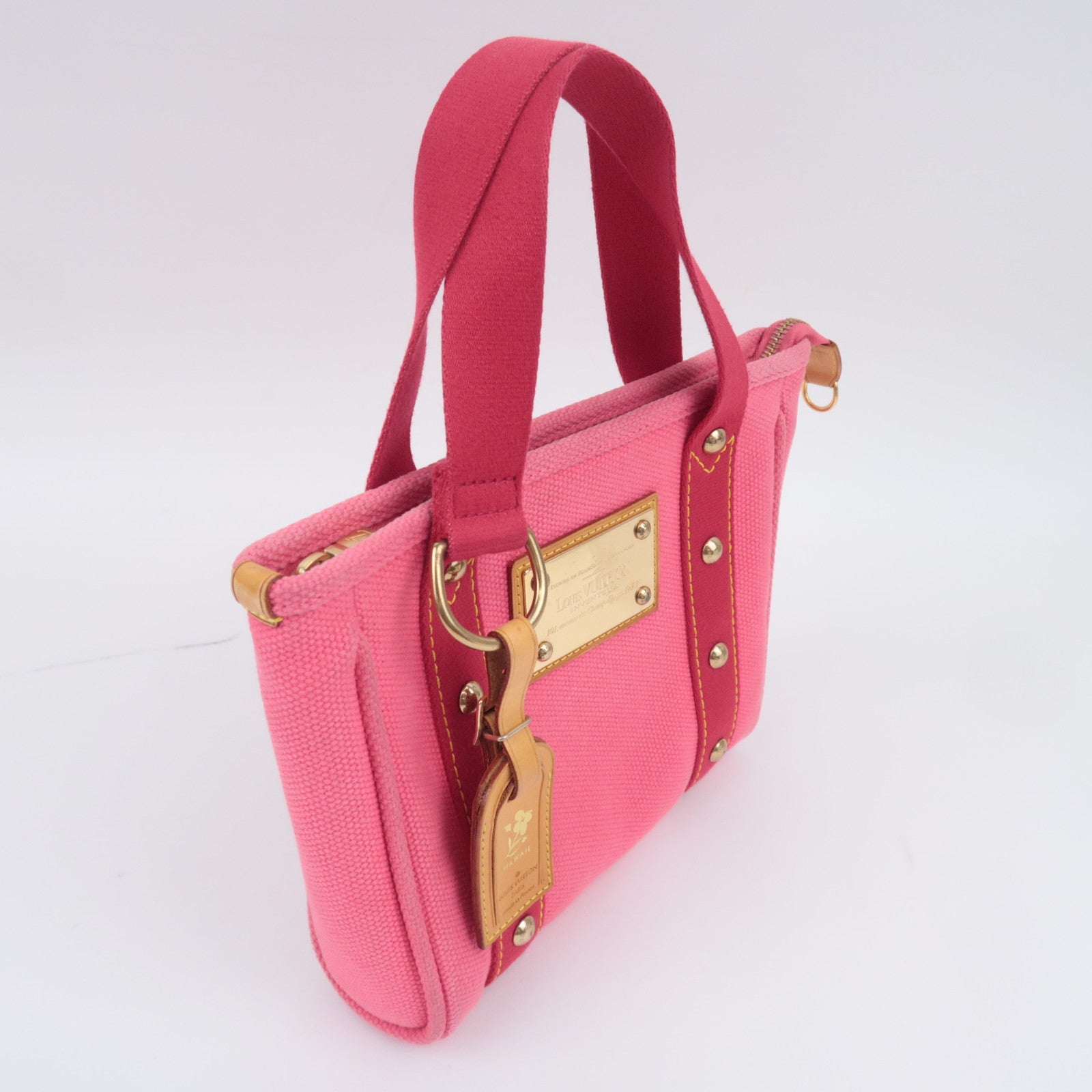Louis Vuitton Antigua Cabas PM Tote Bag Rose M40088