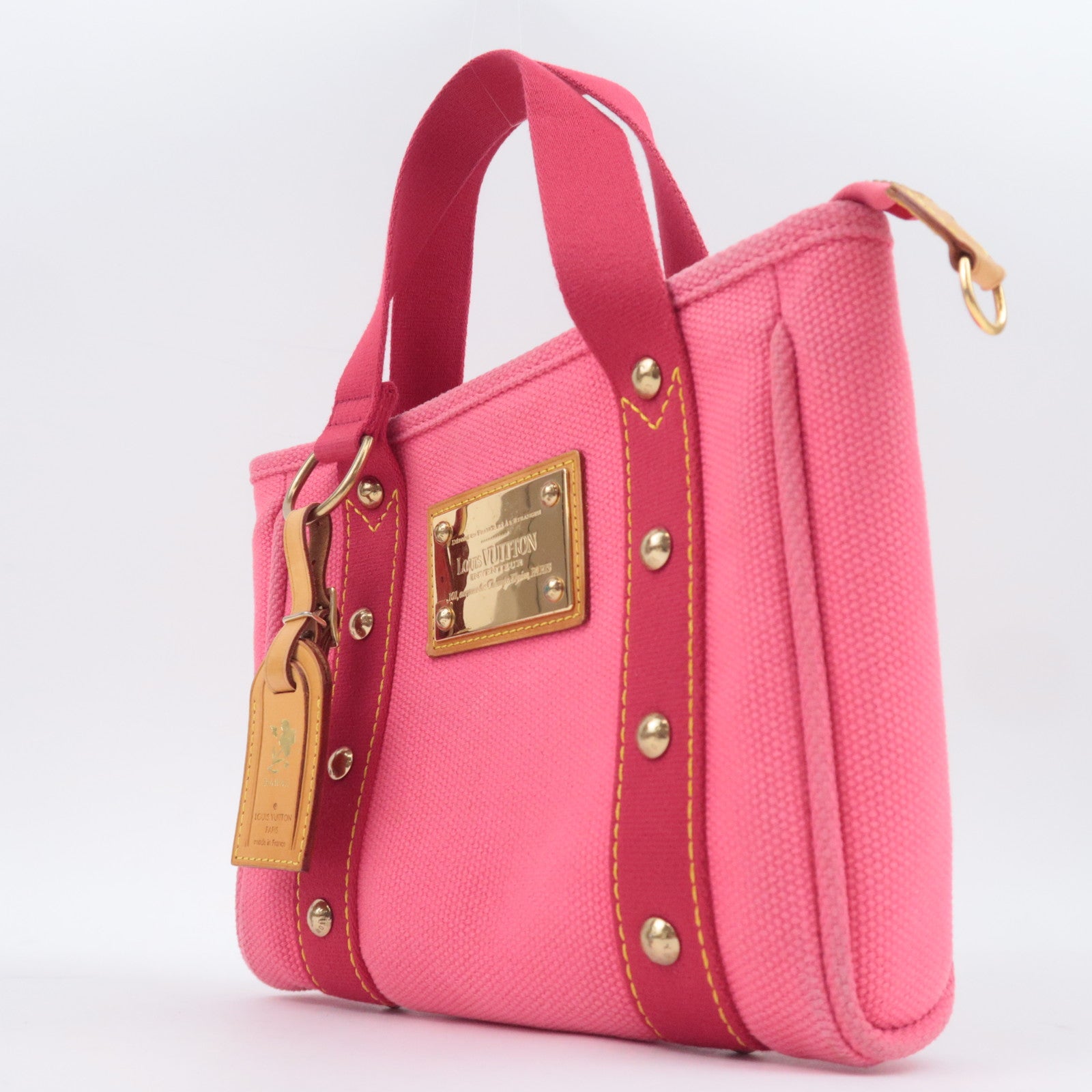 Louis Vuitton Antigua Cabas PM Tote Bag Rose M40088