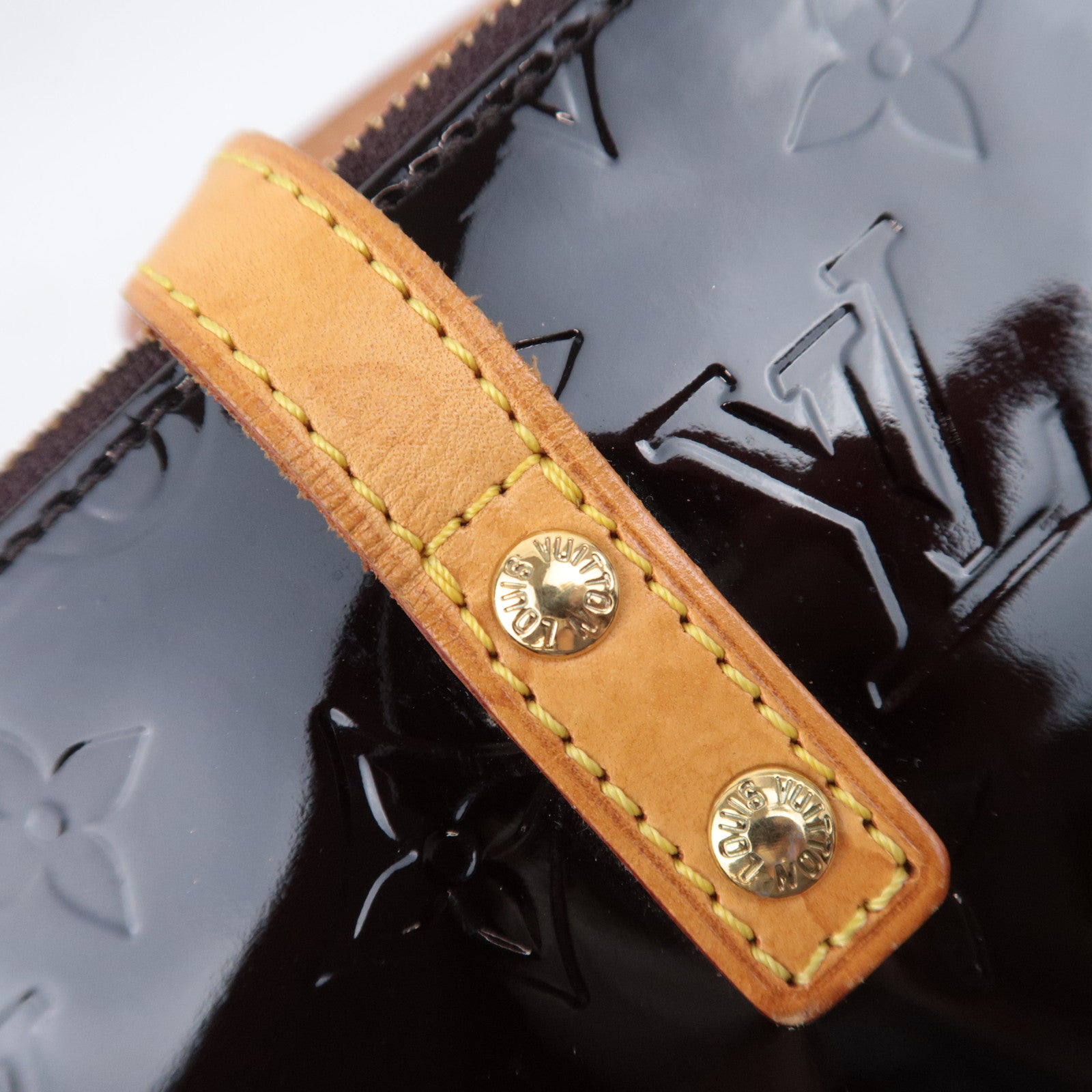 Louis Vuitton Monogram Vernis Bellevue PM Amarante M93585