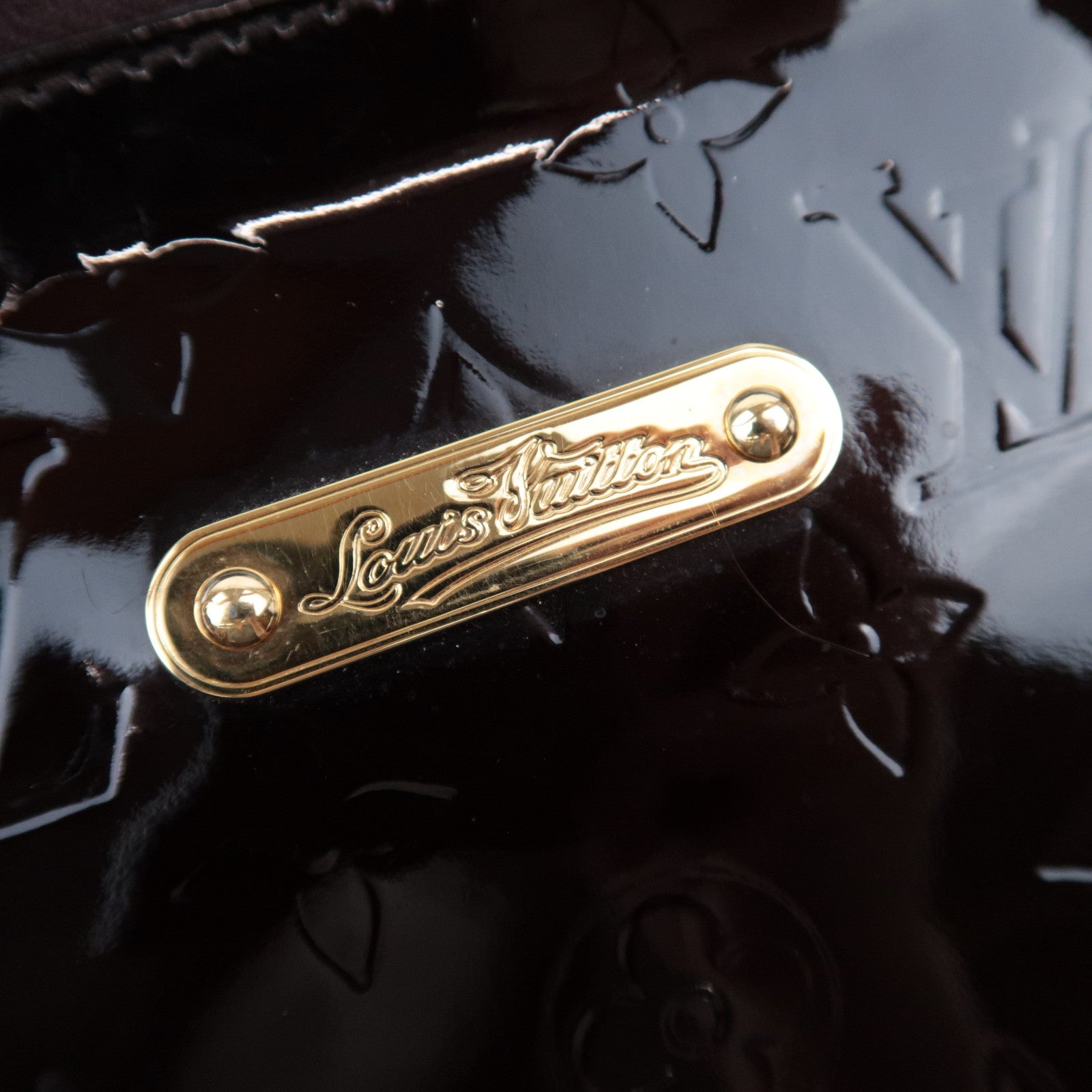 Louis Vuitton Monogram Vernis Bellevue PM Amarante M93585