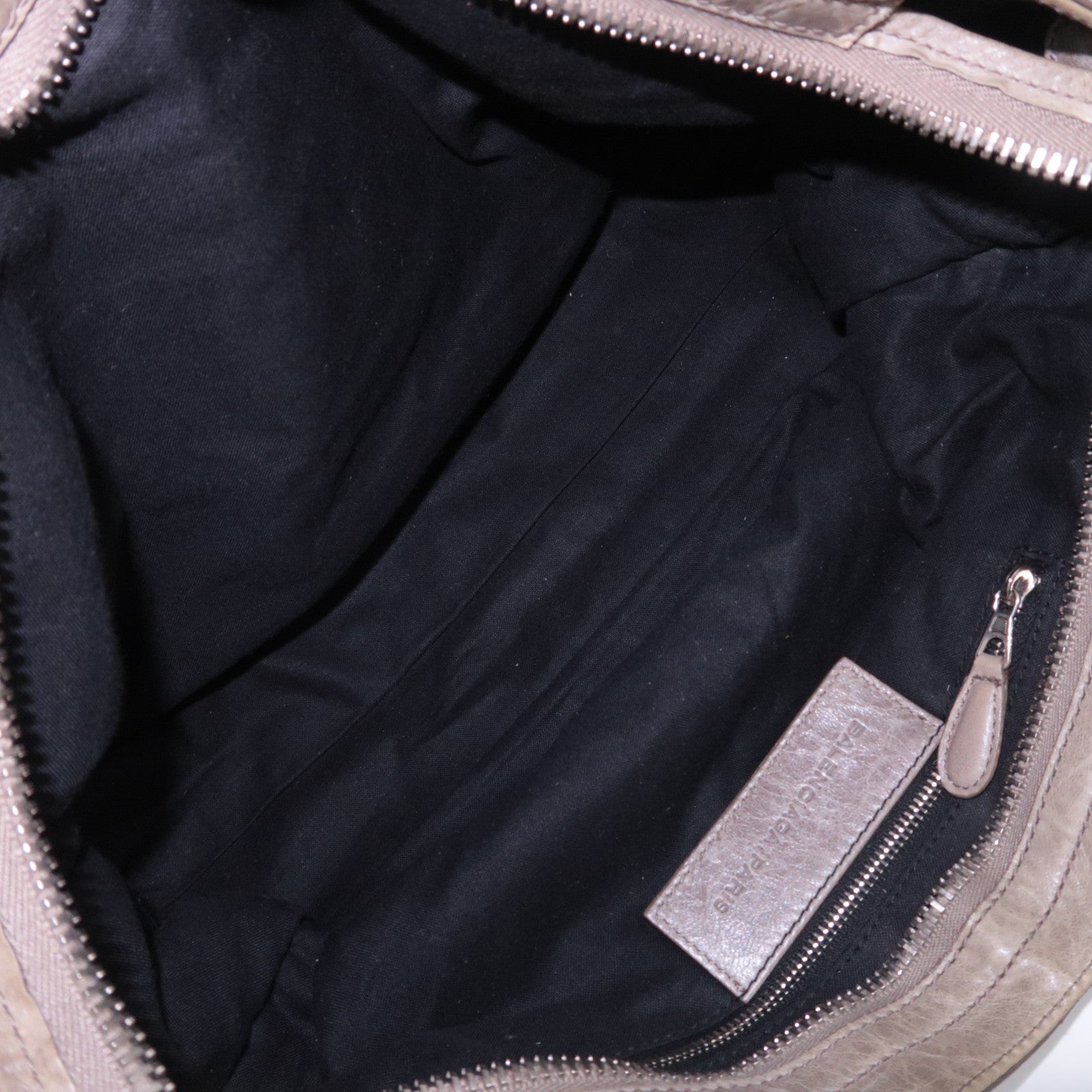 BALENCIAGA The Giant City 2Way Leather Shoulder Bag Khaki 173084
