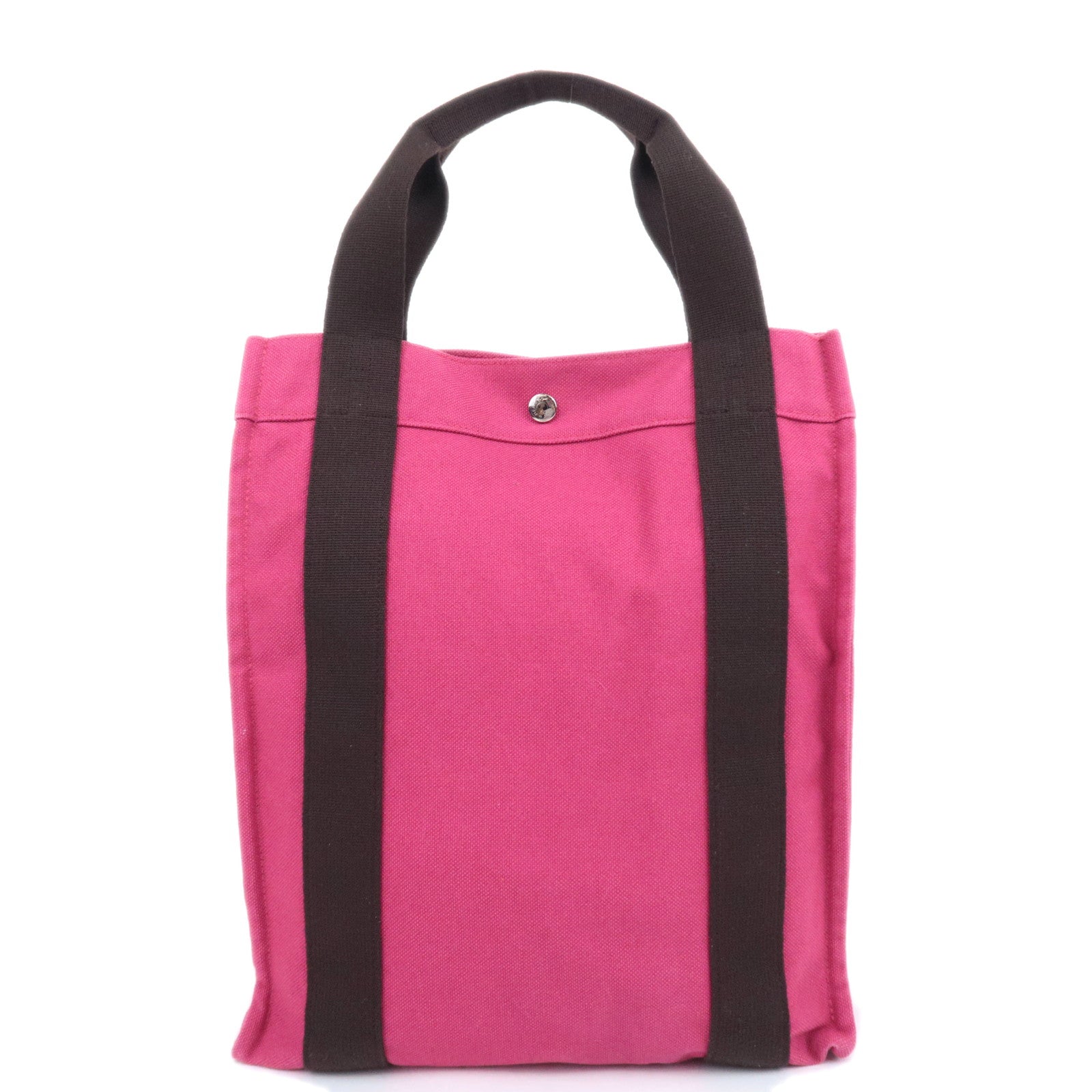 HERMES Sac De Plage Nomade PM Canvas Tote Bag Pink90517