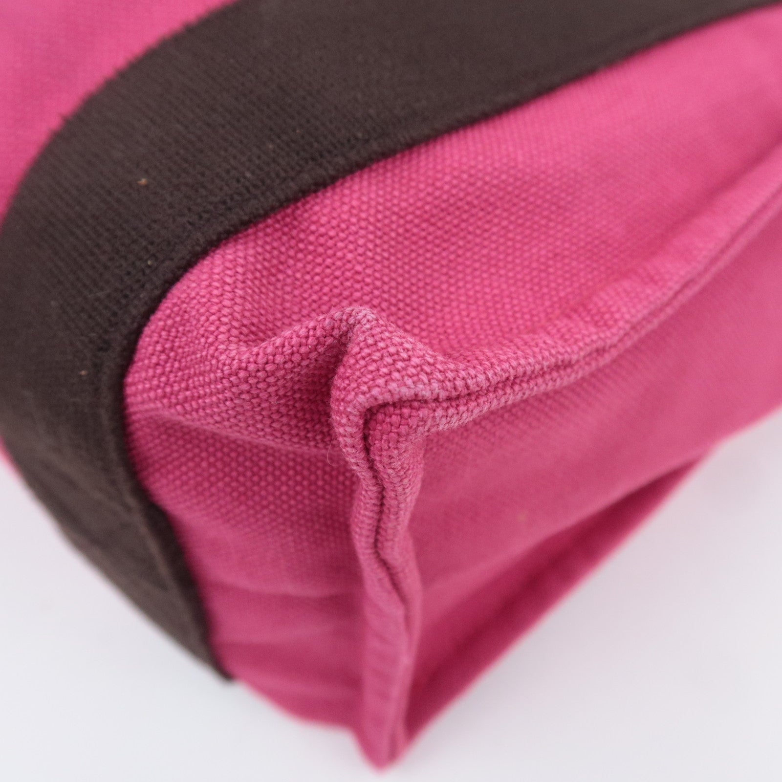 HERMES Sac De Plage Nomade PM Canvas Tote Bag Pink