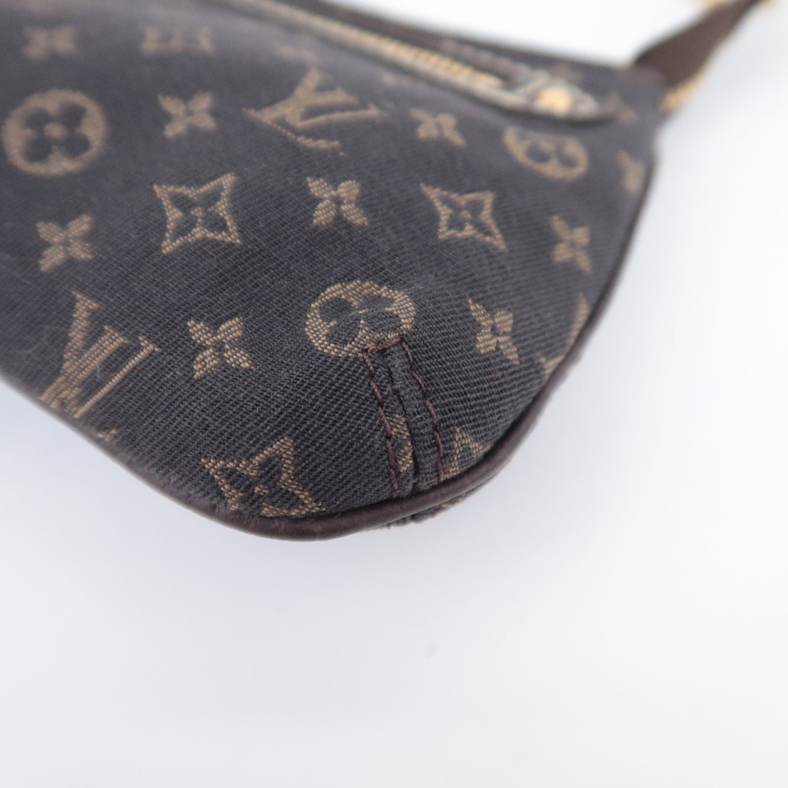 Louis Vuitton Monogram Mini Lin Mini Pochette Accessoires Mini Bag Ebene M95668