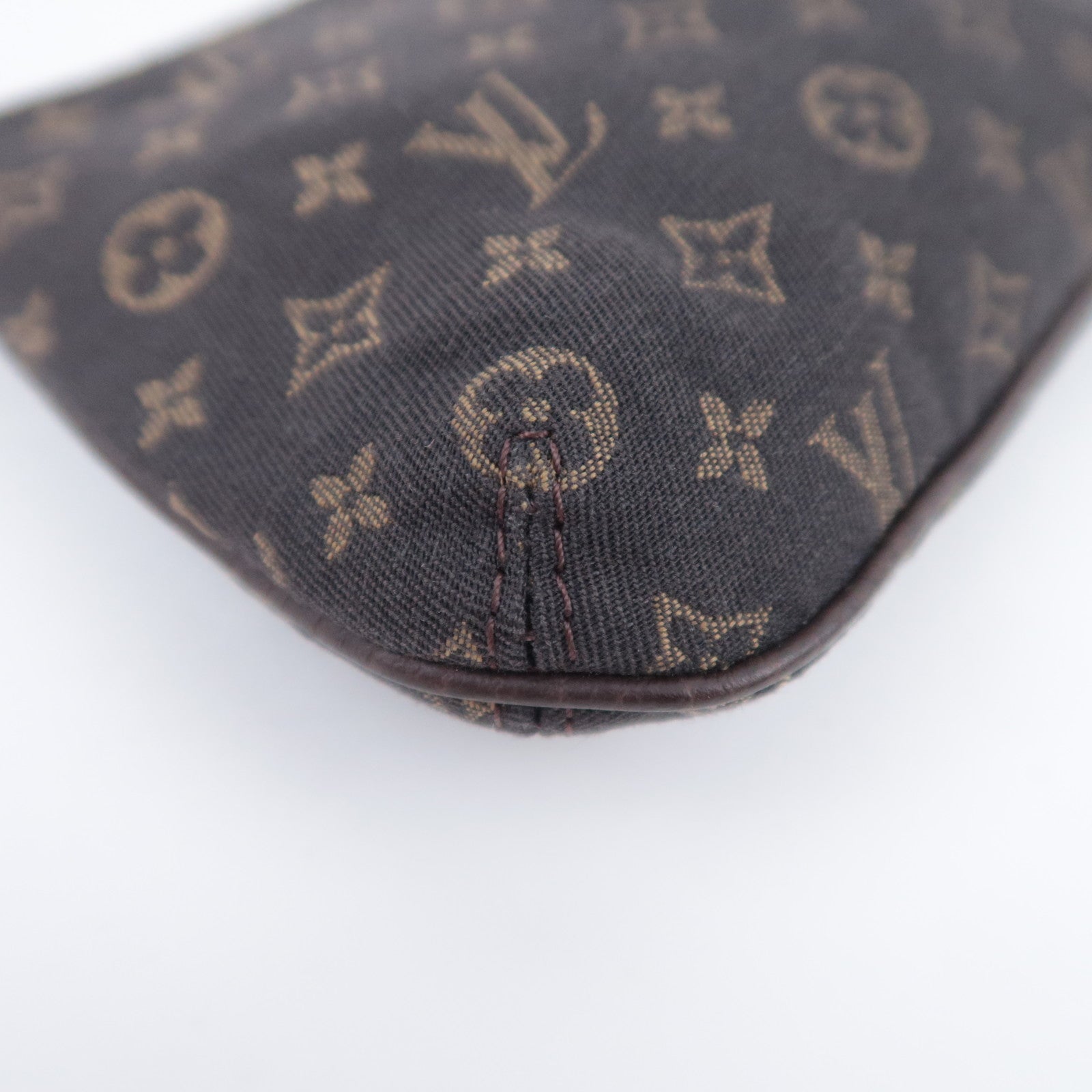 Louis Vuitton Monogram Mini Lin Mini Pochette Accessoires Mini Bag Ebene M95668