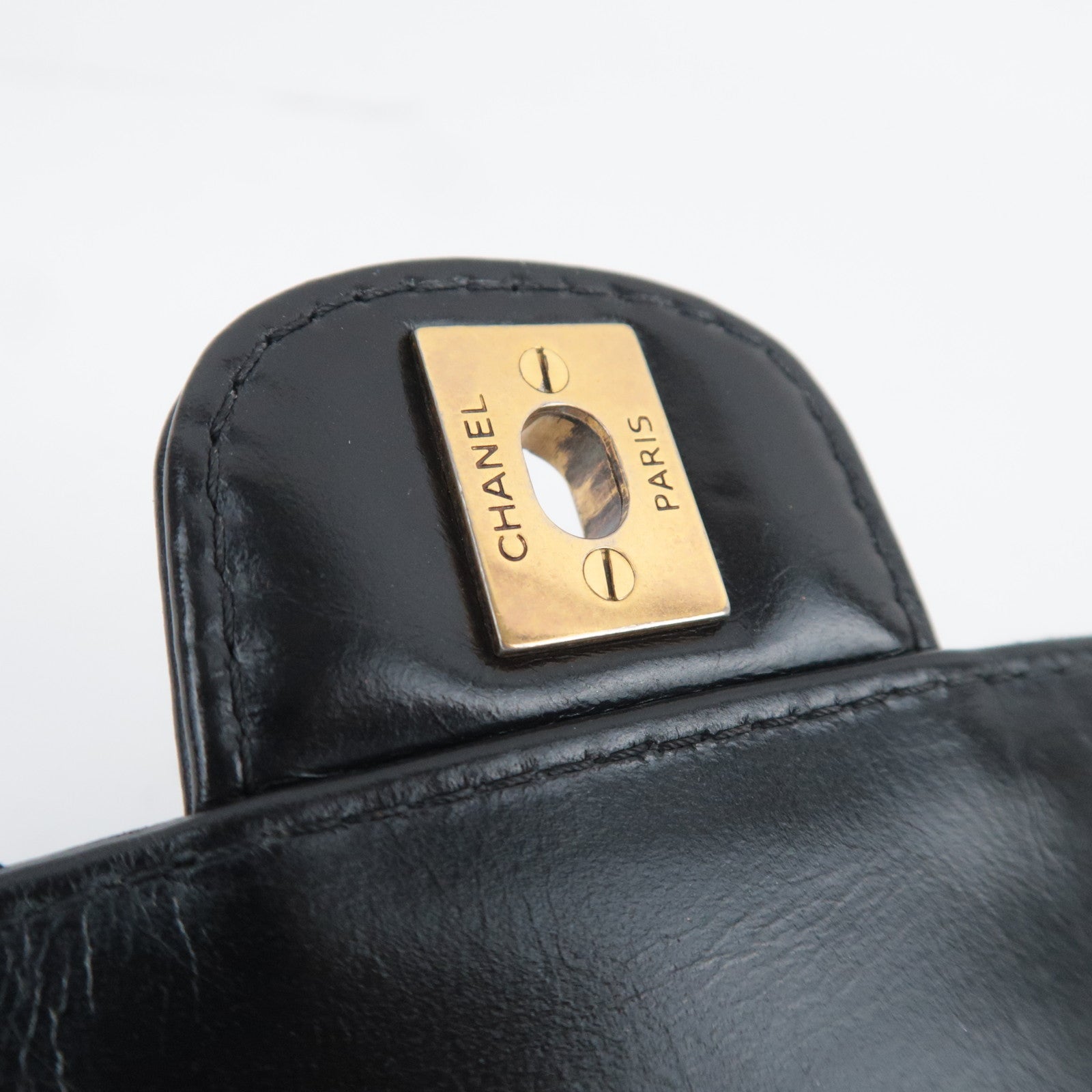 CHANEL Paris-Dubai Bubble CC Flap Bag Aged Calfskin Black Gold HDW