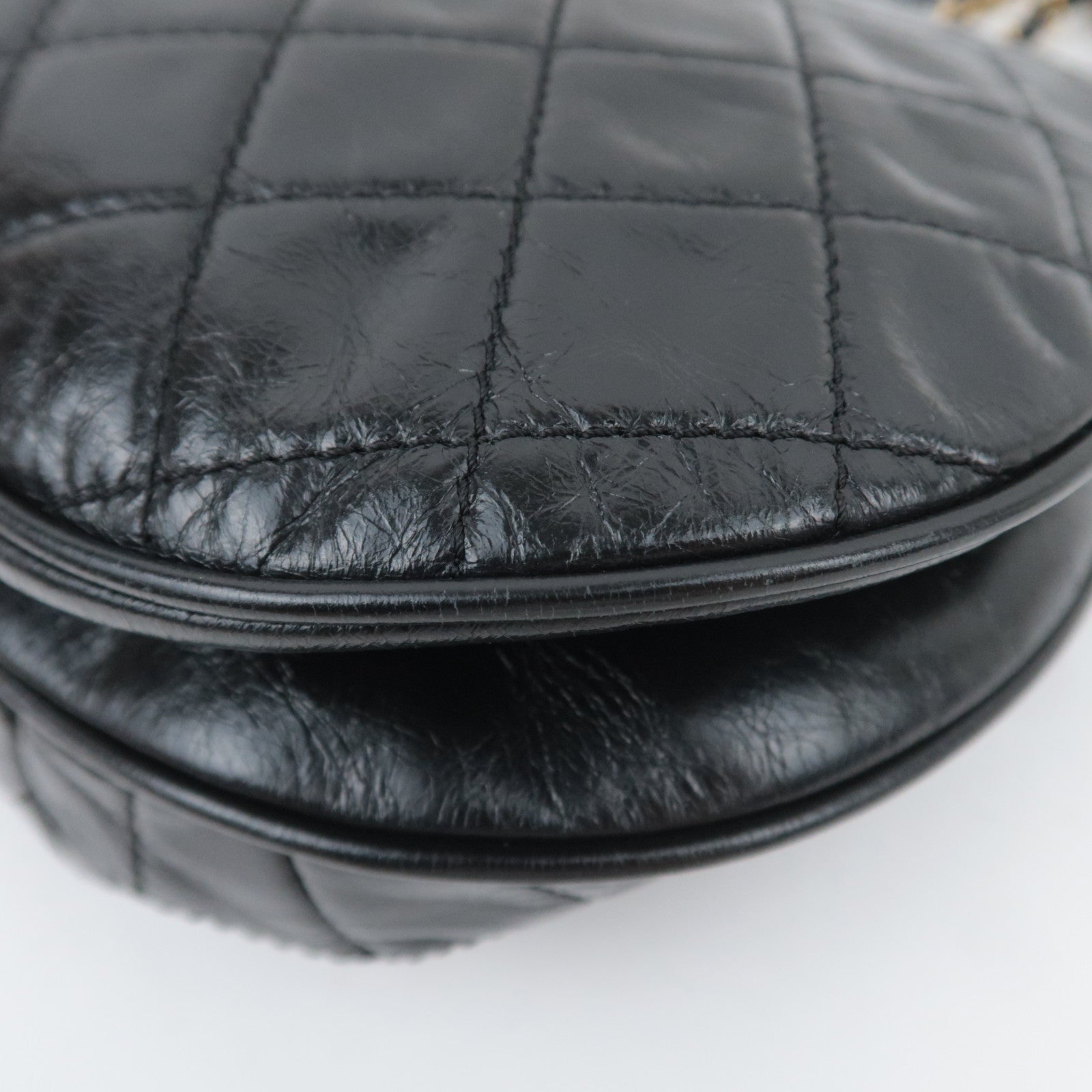 CHANEL Paris-Dubai Bubble CC Flap Bag Aged Calfskin Black Gold HDW
