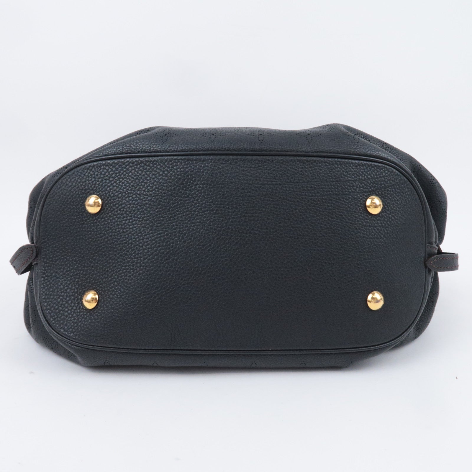 Louis Vuitton Monogram Mahina L Shoulder Bag Noir M95765